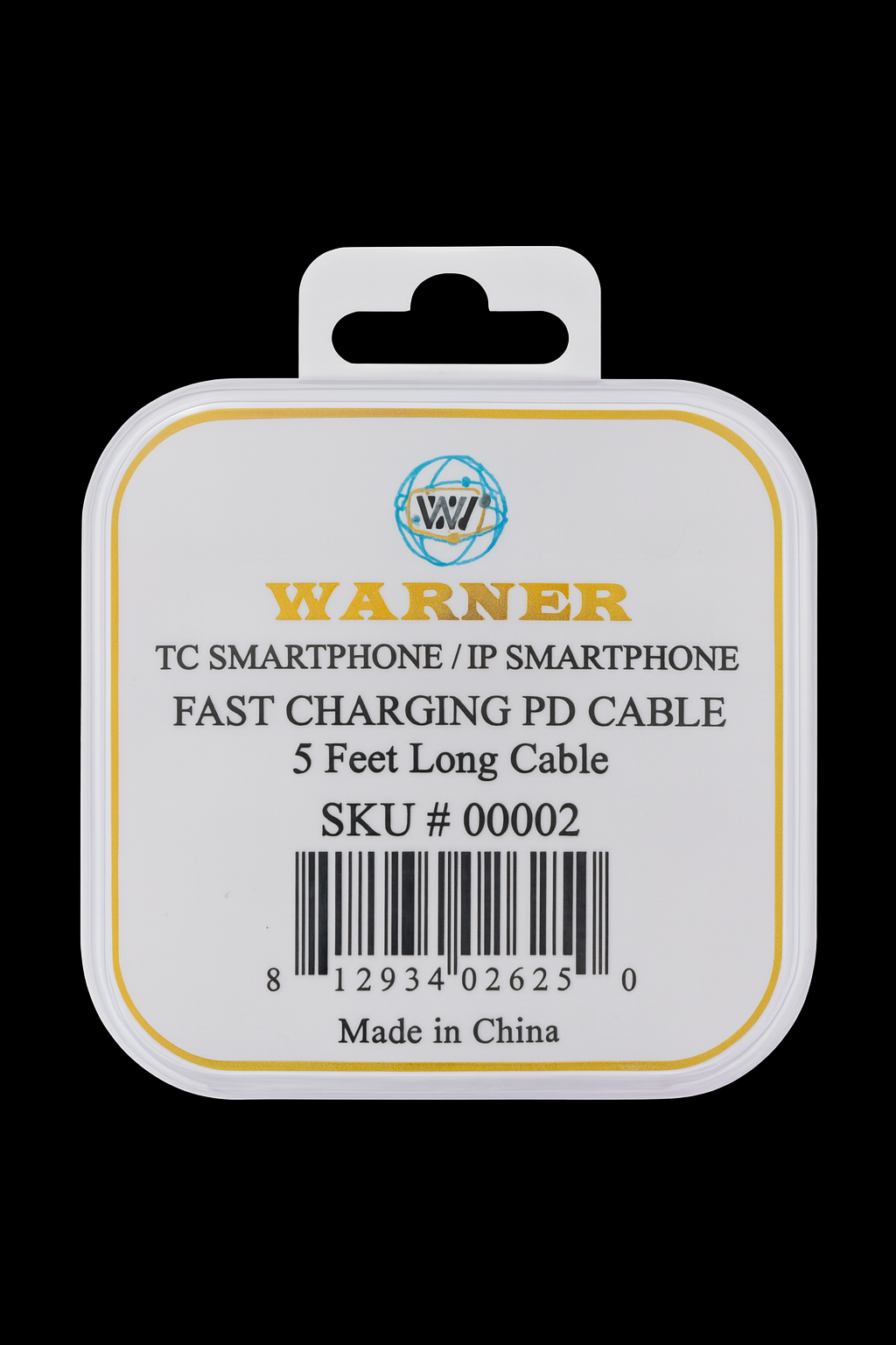 Type C to IP Cable in Royal box - 5ft'