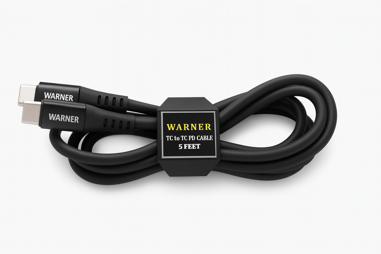 Type C - Type C PD Cable with Tie - 5Ft