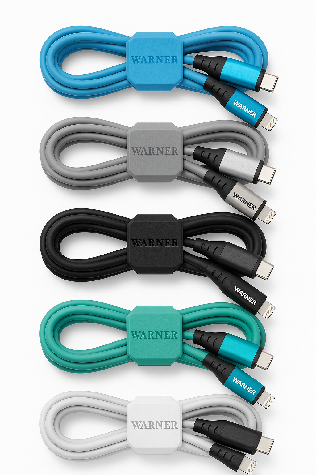 Type C - IP PD Cable with Tie - 5 Ft