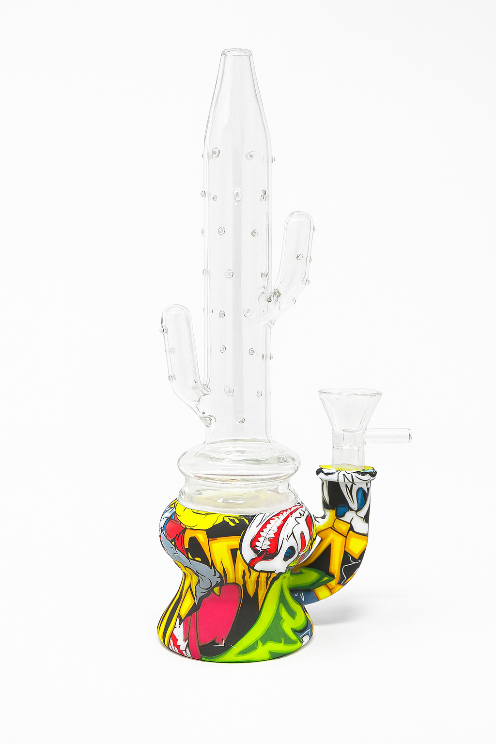 9" Silicone Cactus bong