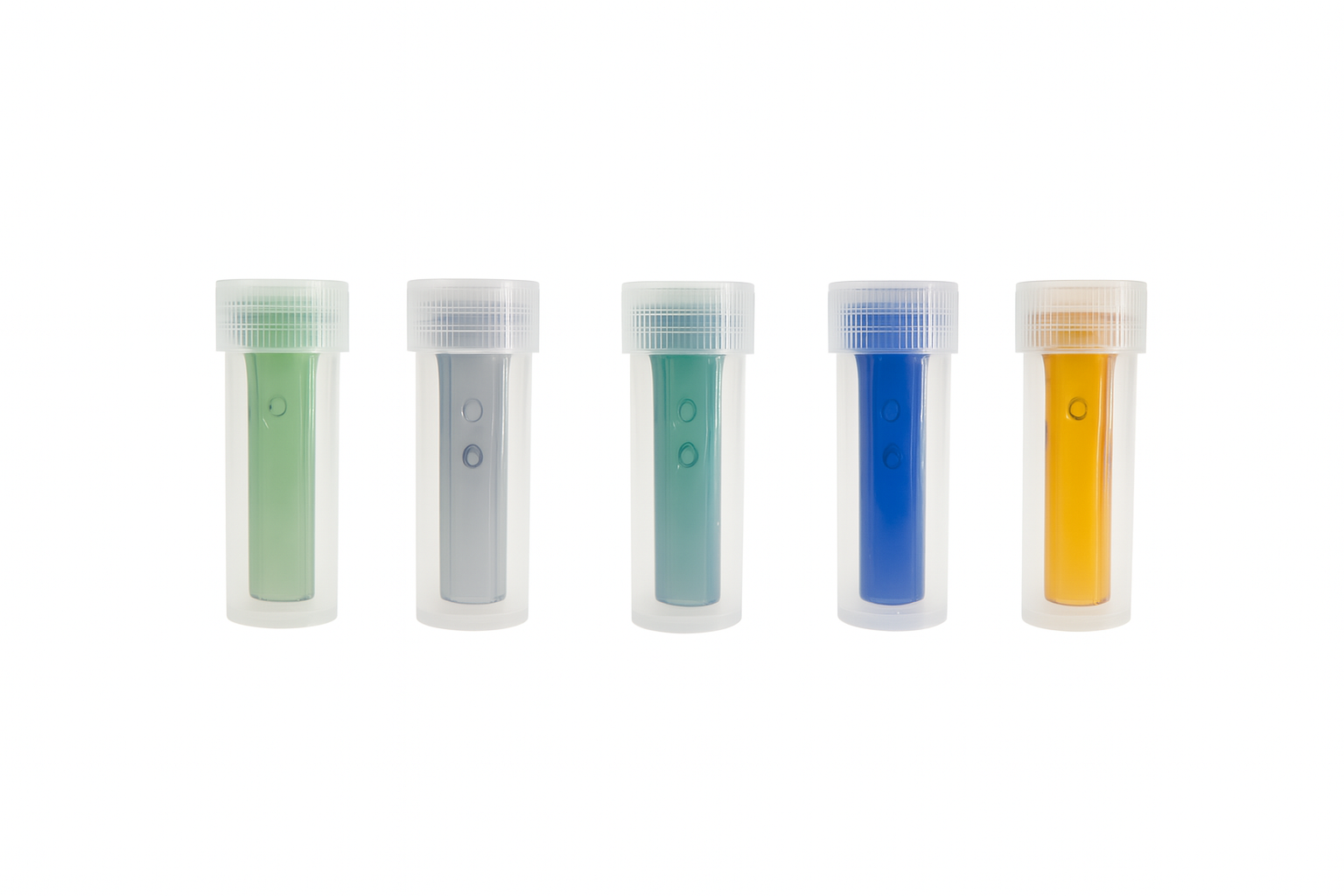 2.5'' Colorful Glass Straight Chillum Pipe