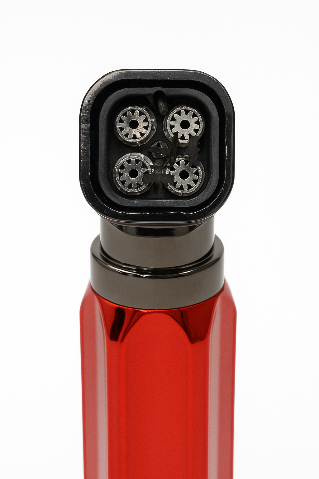  Quadruple Torch Windproof Butane Lighter with Adjustable Flame