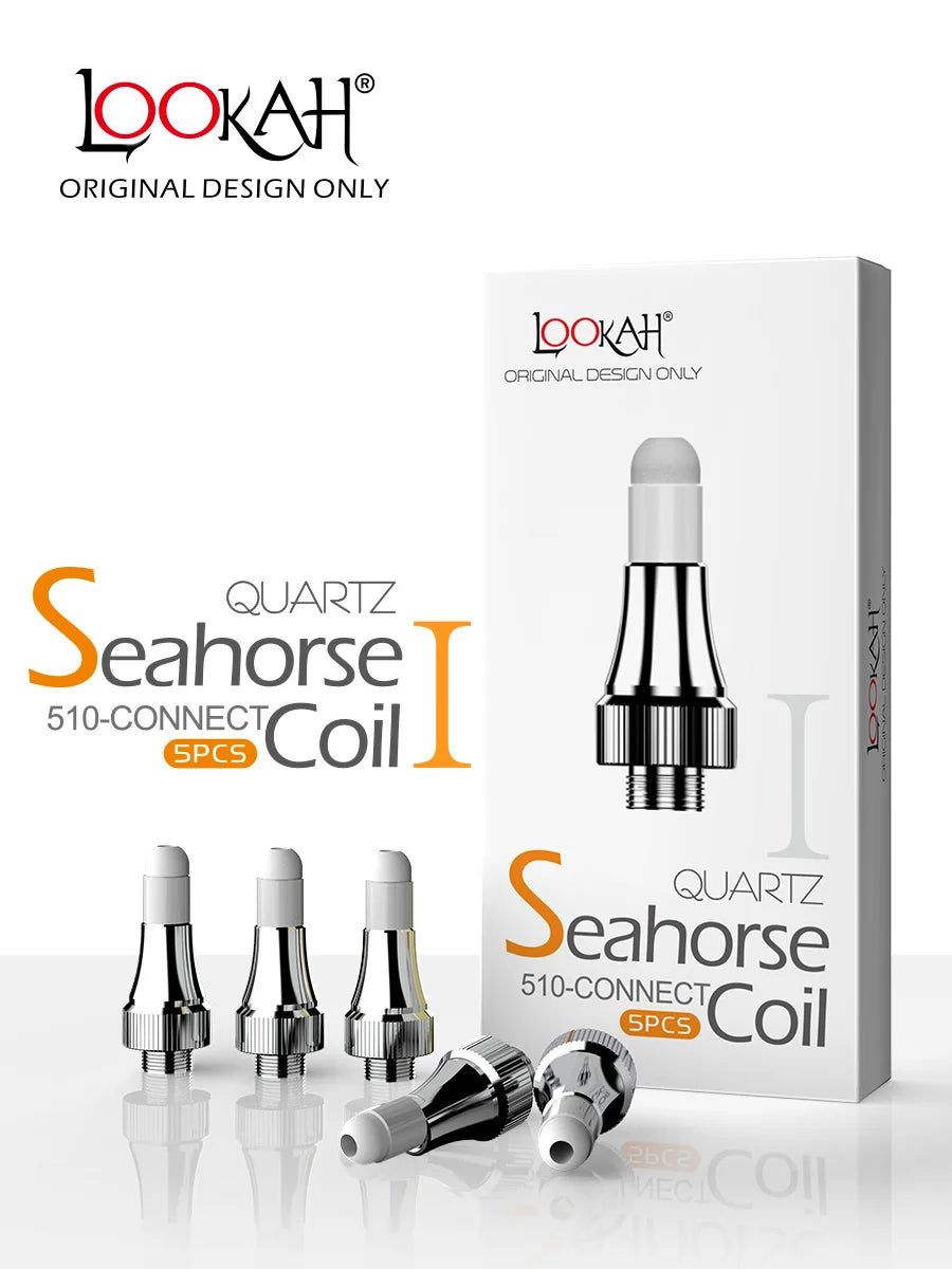 Seahorse Coil  Quartz 5Pc per Pk