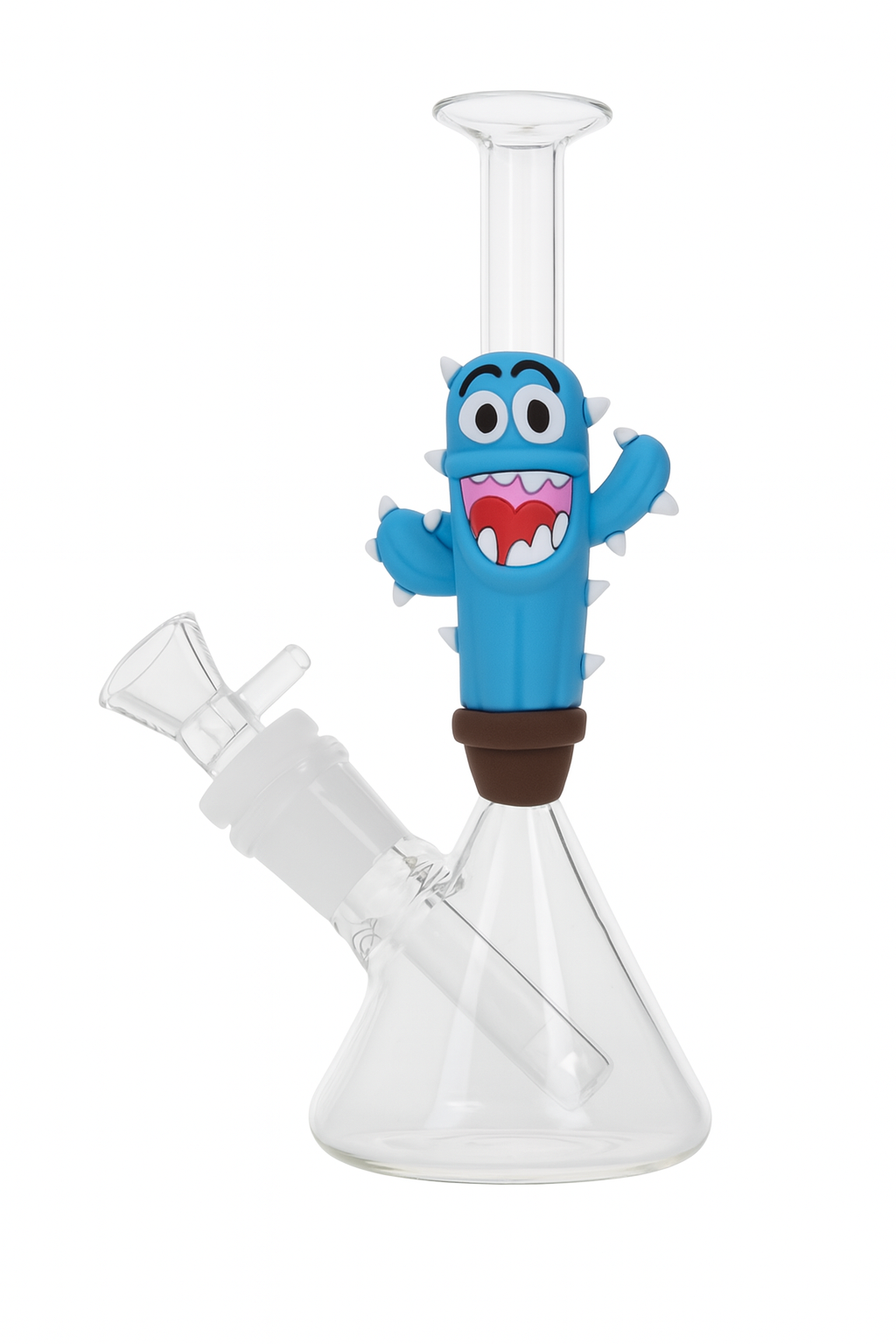 6''Mini Glass Bong With Silicone Assorted Character