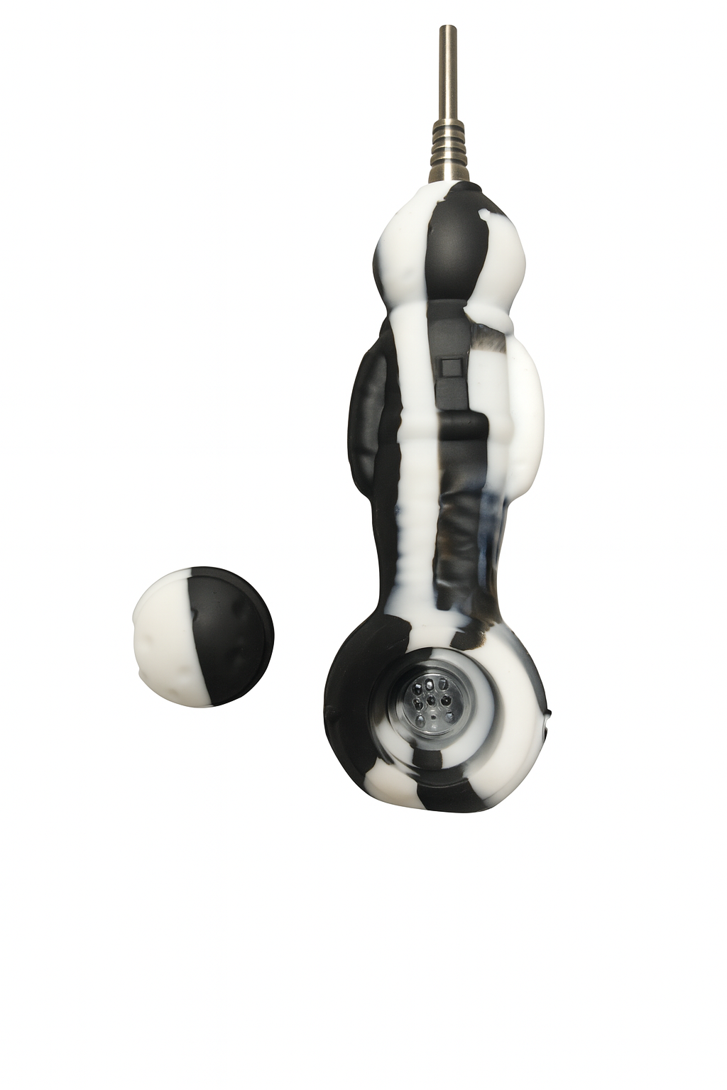 4.9 Inch Moon Astronaut  dab rig - Nector Collector