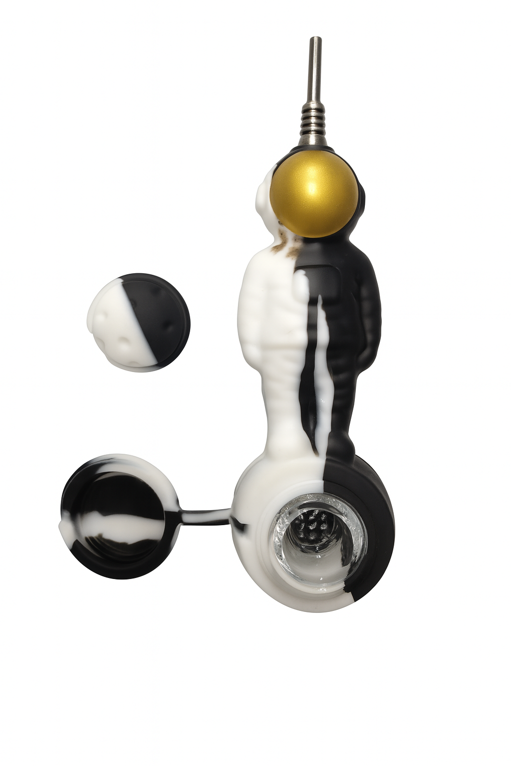 4.9 Inch Moon Astronaut  dab rig - Nector Collector