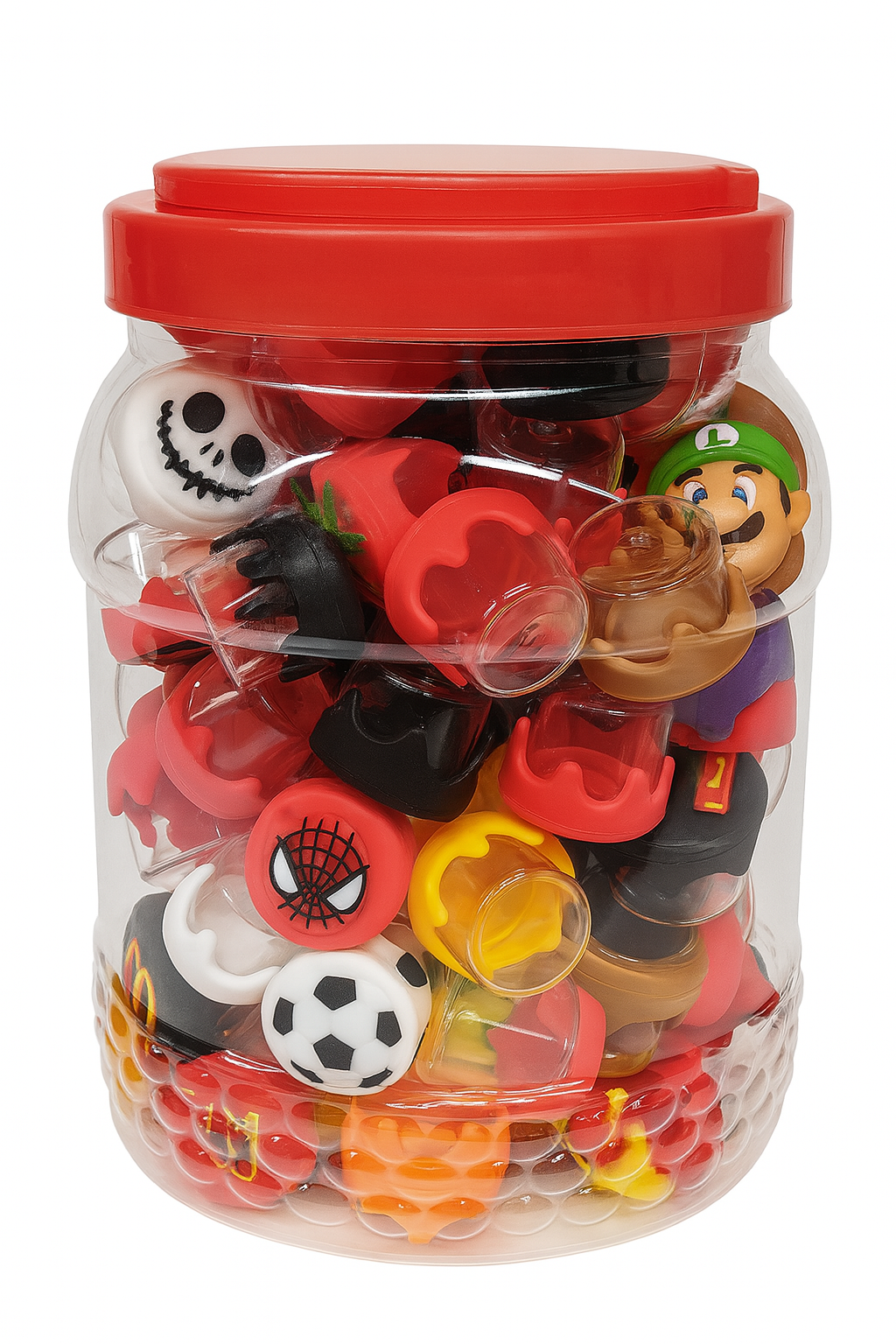 5ml Glass Jar With Silicone Cartoon Lid