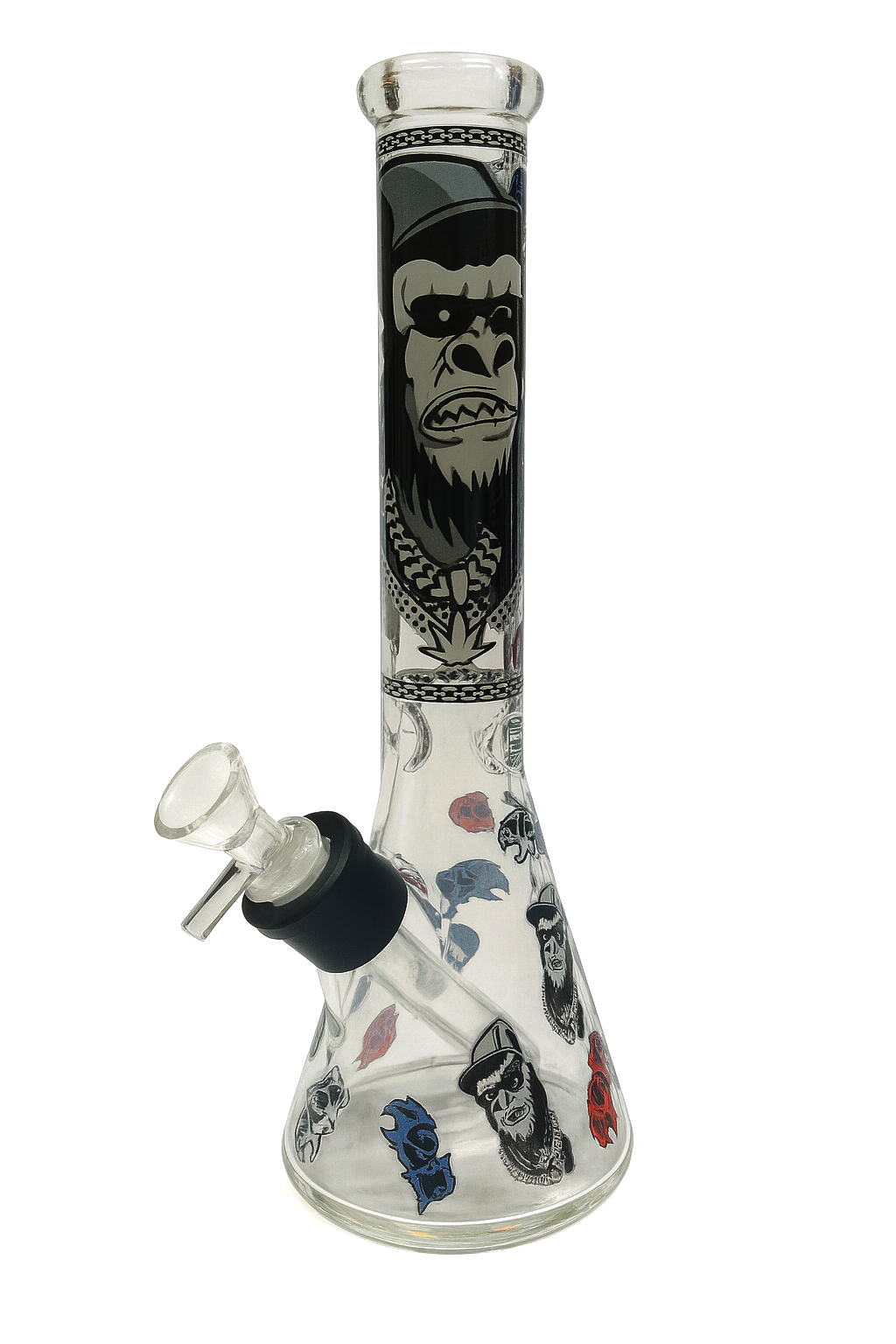 10'' Glow in The Dark Glass Bong