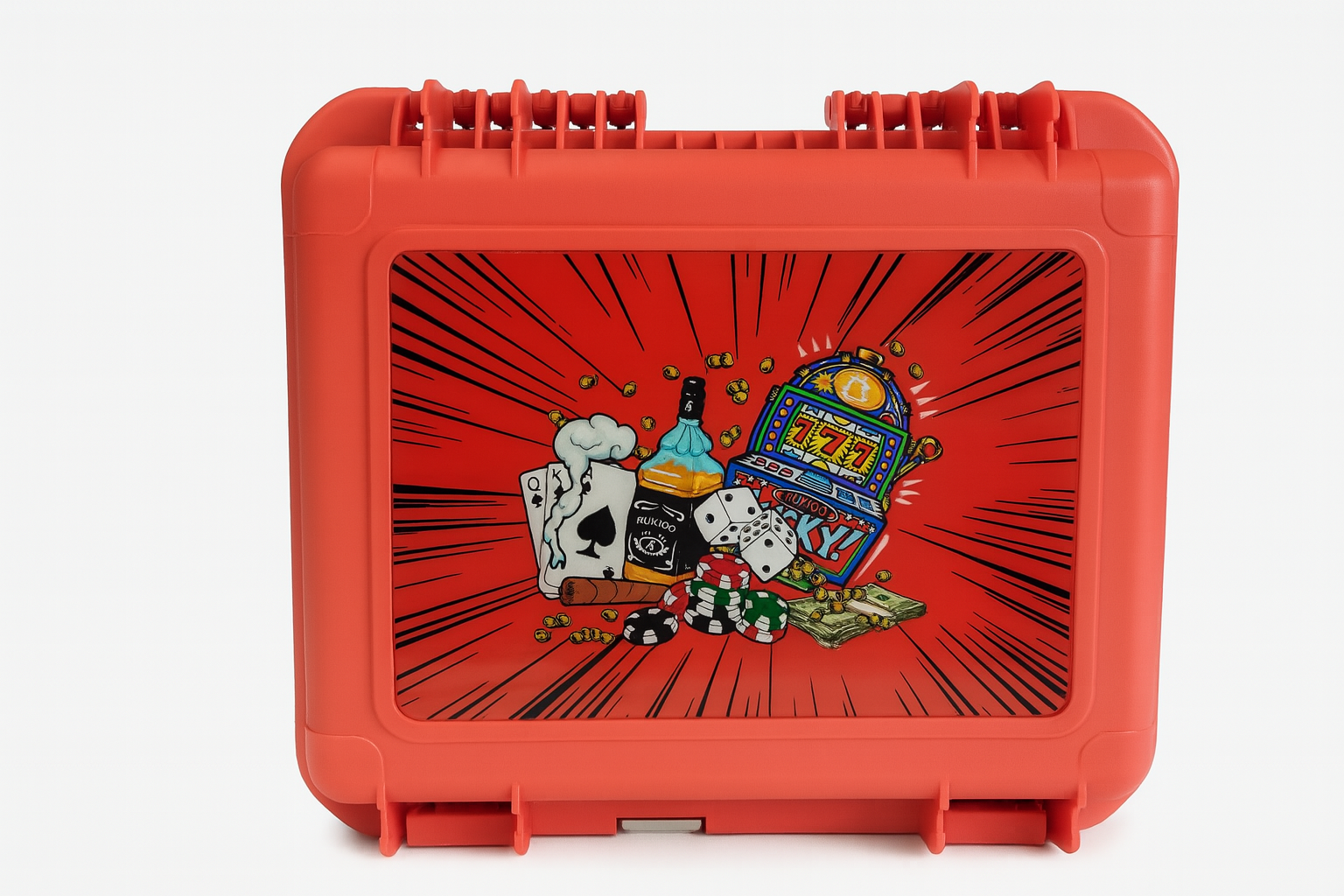 10" Smoke Thrower with built-in Lights w/ Print Design