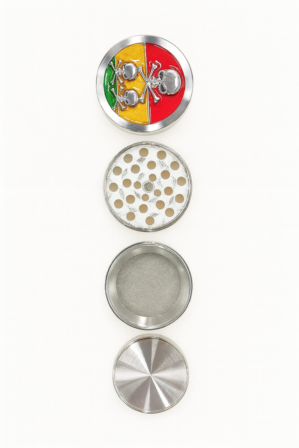 55mm Designer Grinder with Skull Face design