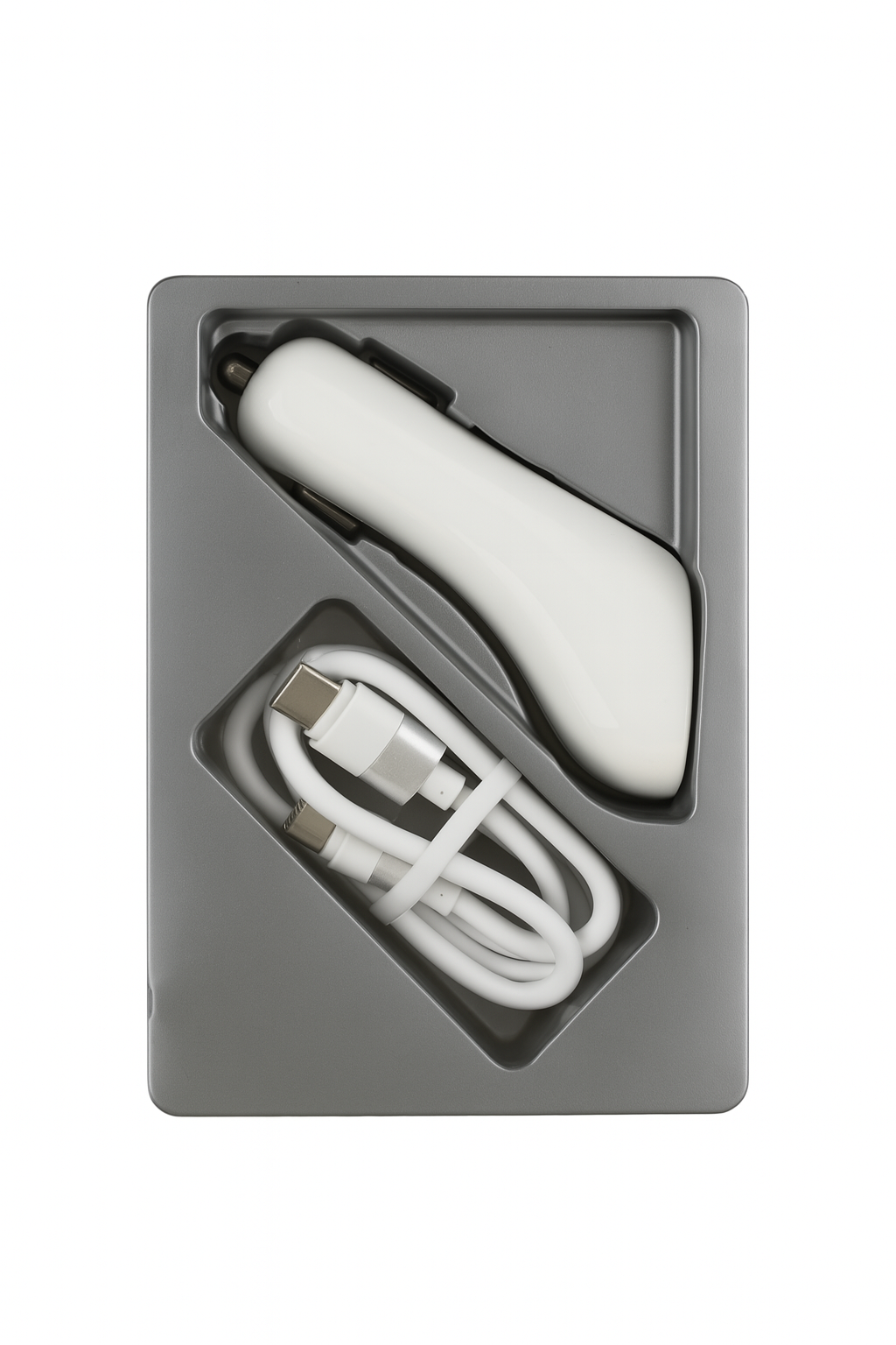 USB & C CAR CHARGER + PD TC-IP 1m Cable