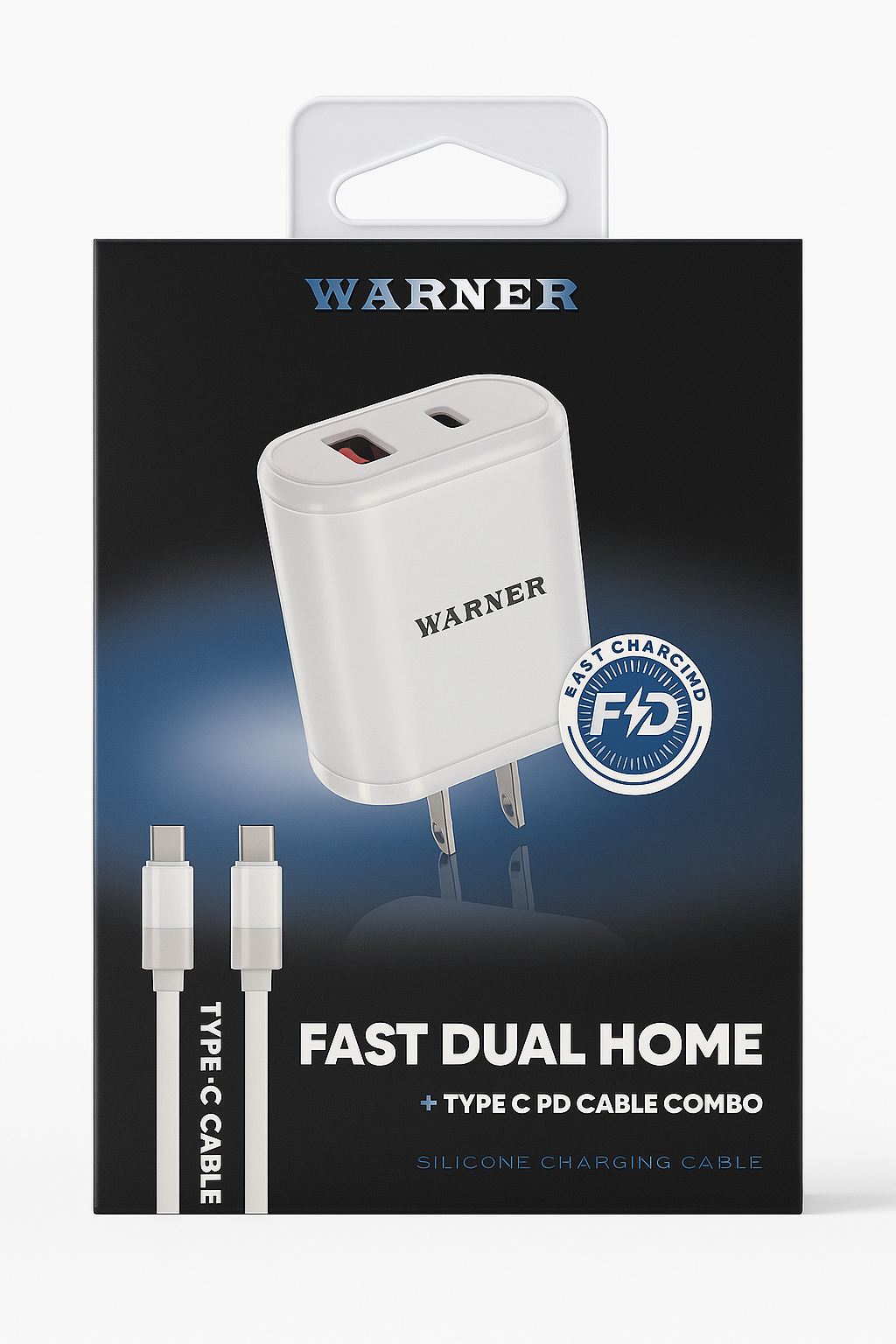 USB & C HOME CHARGER + PD TC-TC 1m cable