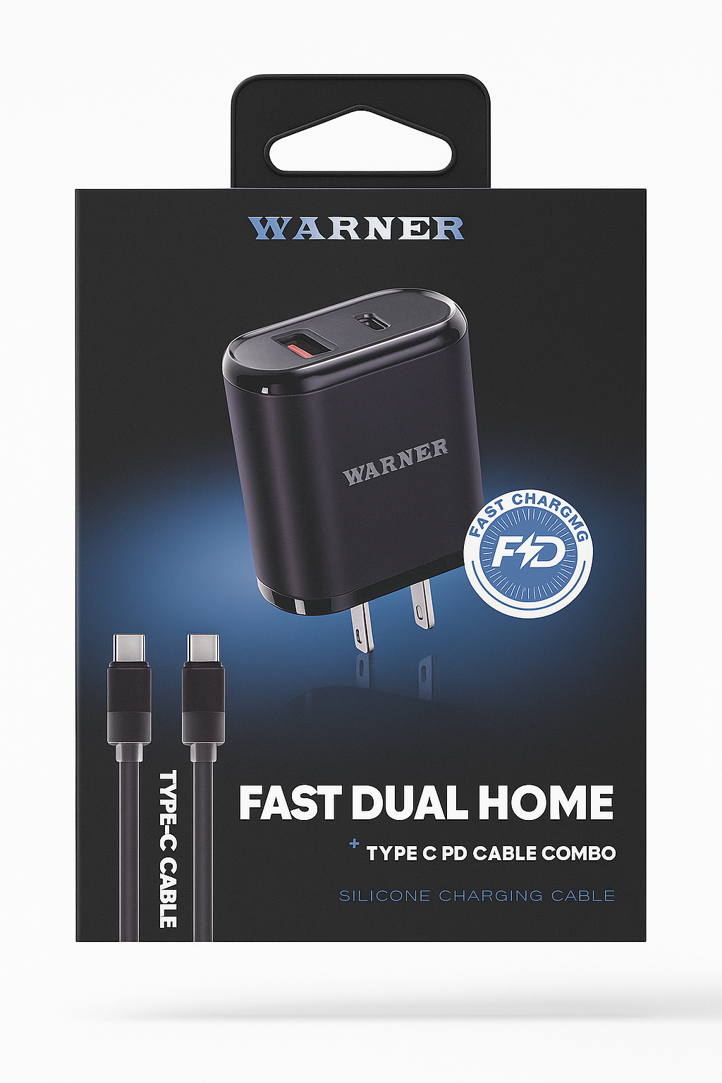 USB & C HOME CHARGER + PD TC-TC 1m cable