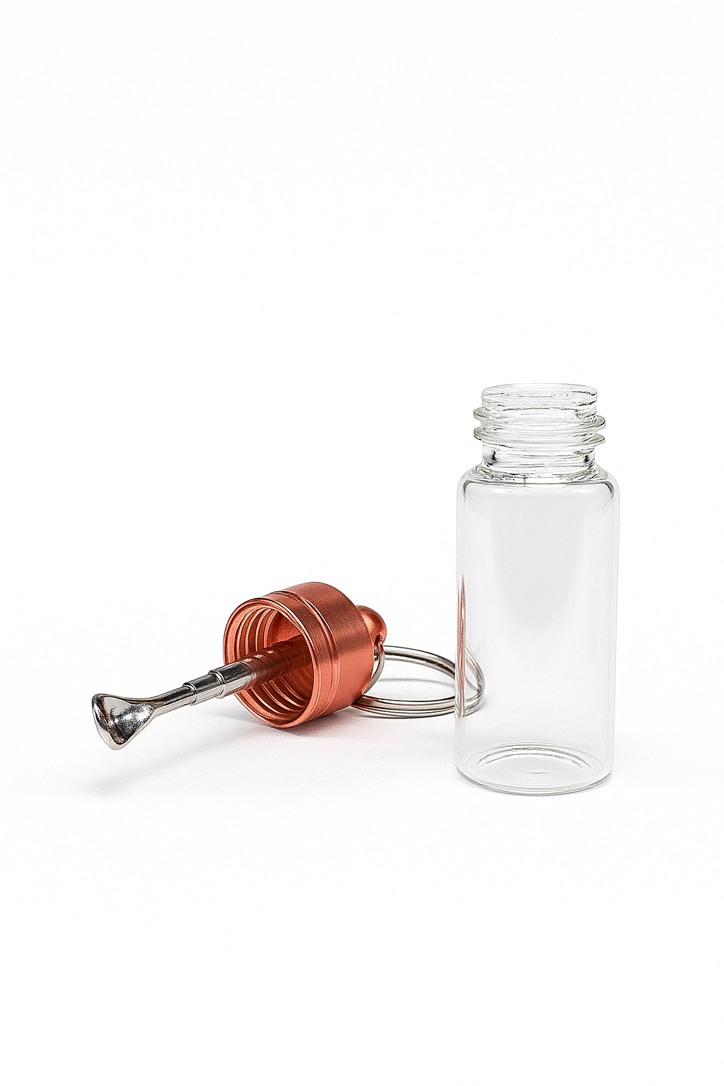 Glass Herb Storage Case' Dabber Spoon, Oil Rigs,