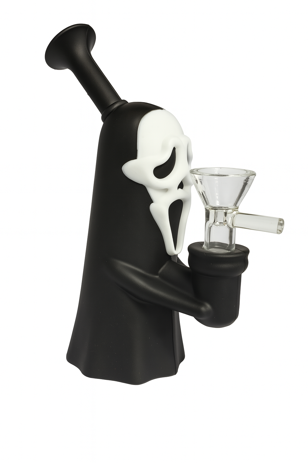 6.3'' Silicone Bong Pipe  Ghost Face Water pipe