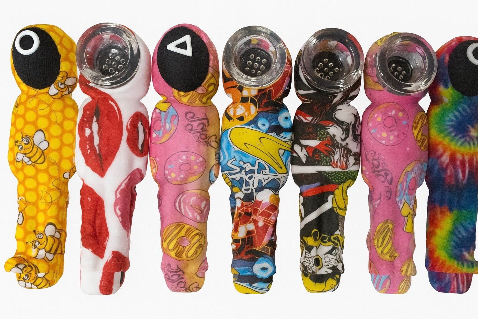 Squid Game Silicone Handpipe - Assorted