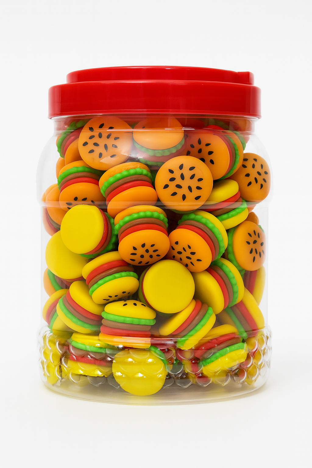 5ml Silicone Containers, Burger Style