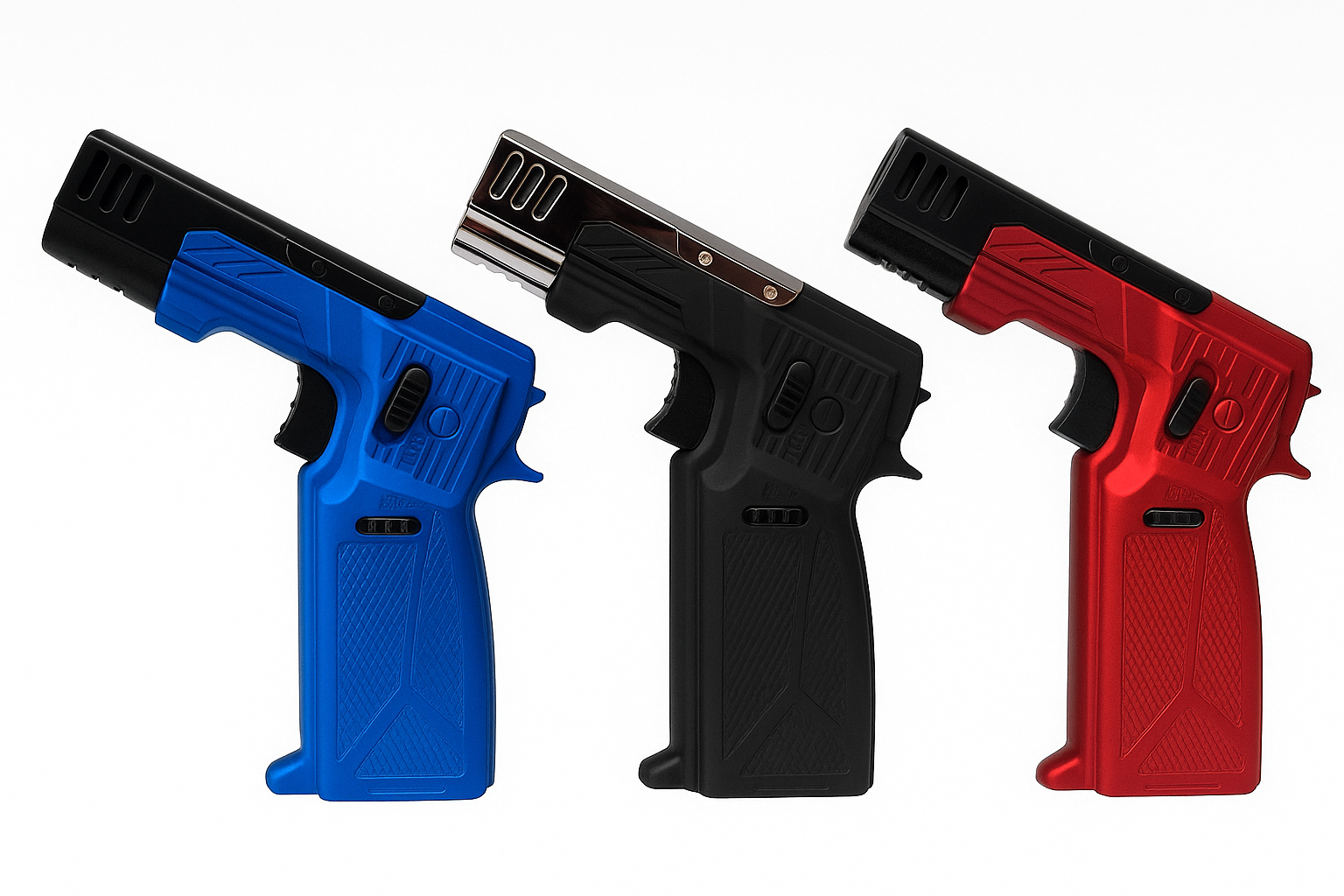 Windproof Hand Gun Blue Flame torch