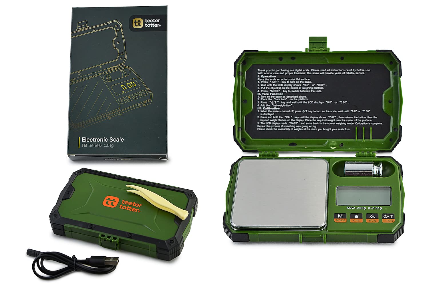 Teeter Totter JG-200 – Digital Pocket Scale (200g x 0.01g)