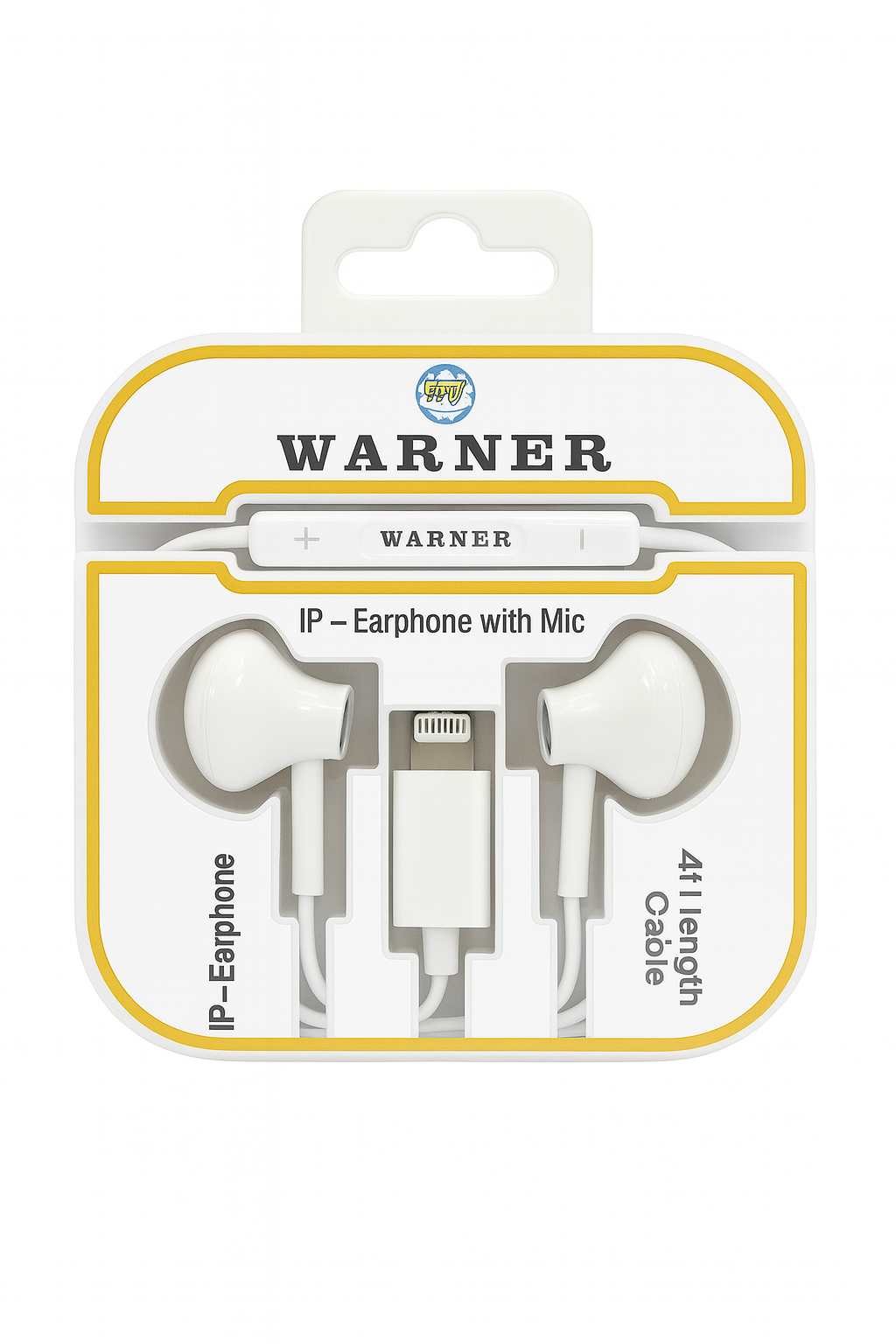 NEW IP Earphone with Mic 4Ft