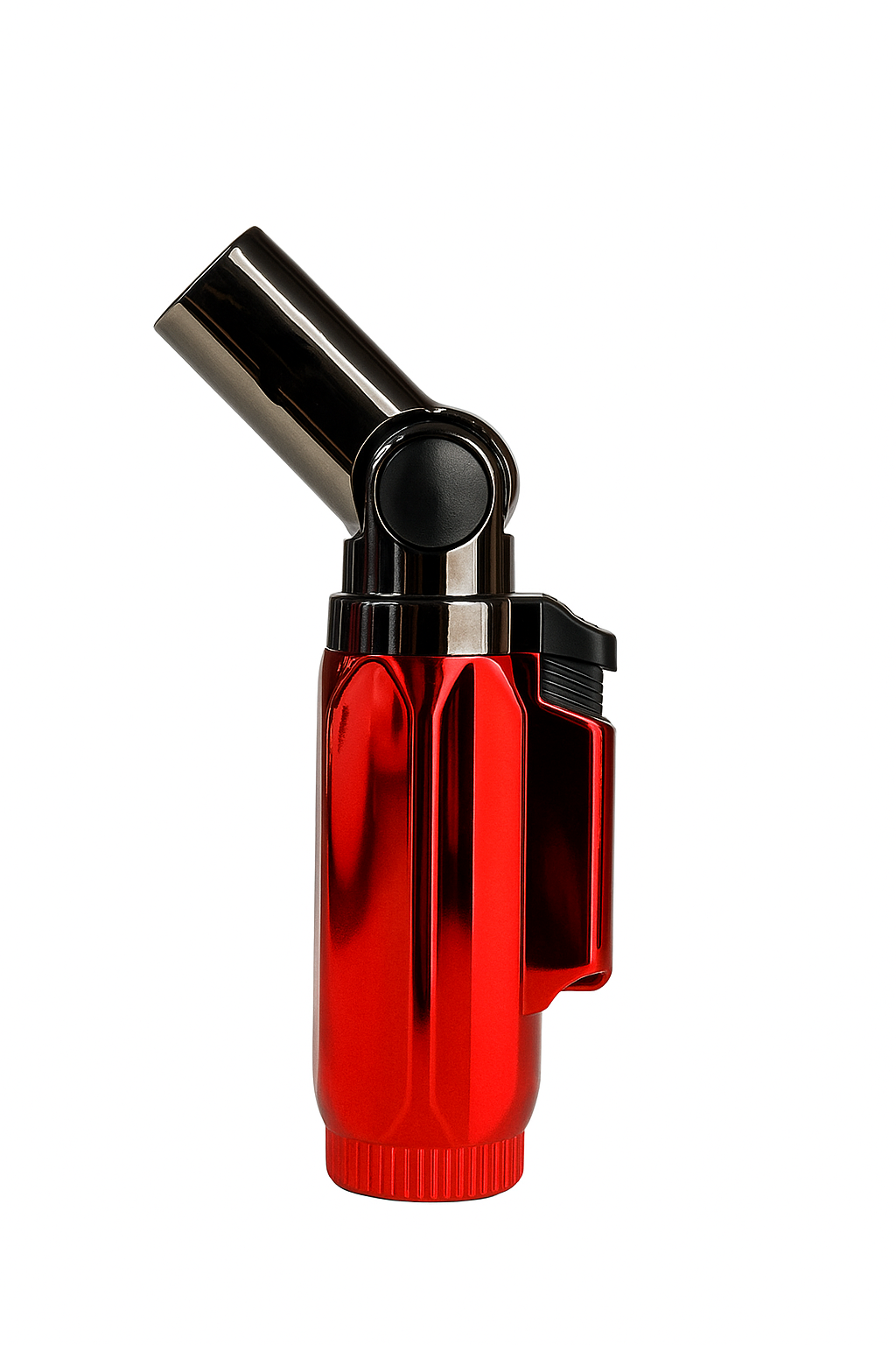  Quadruple Torch Windproof Butane Lighter with Adjustable Flame