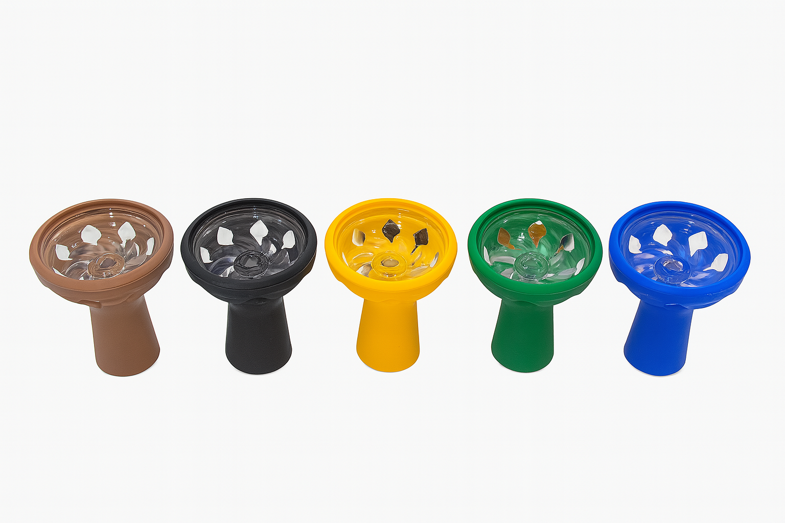  Glass Whirlwind Hookah Silicone Smoke Pot l Shisha Bowl