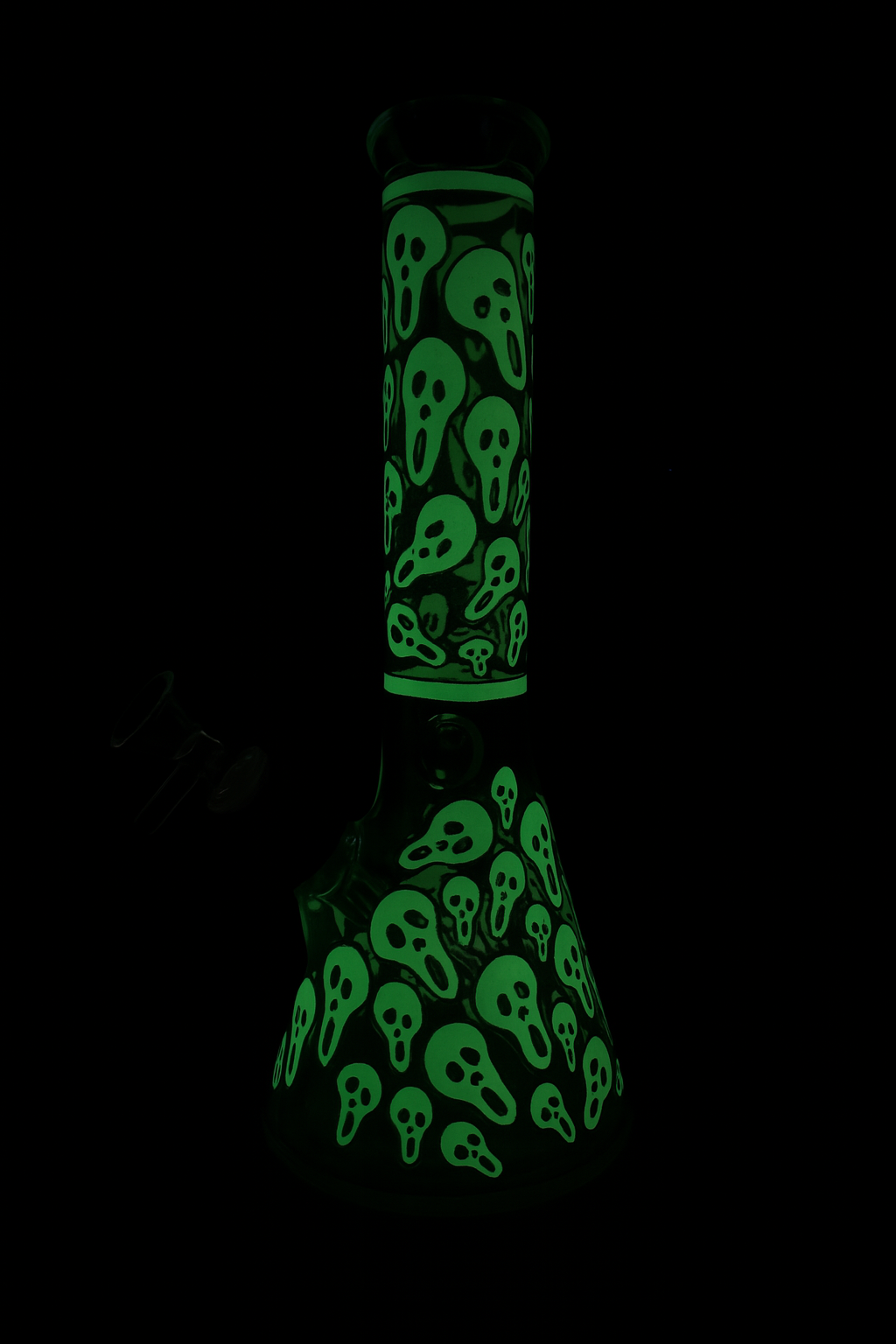 10'' Glow in The Dark Glass Bong