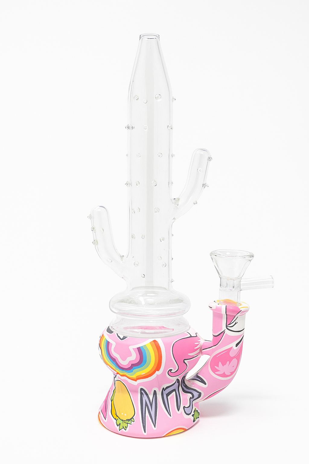 9" Silicone Cactus bong