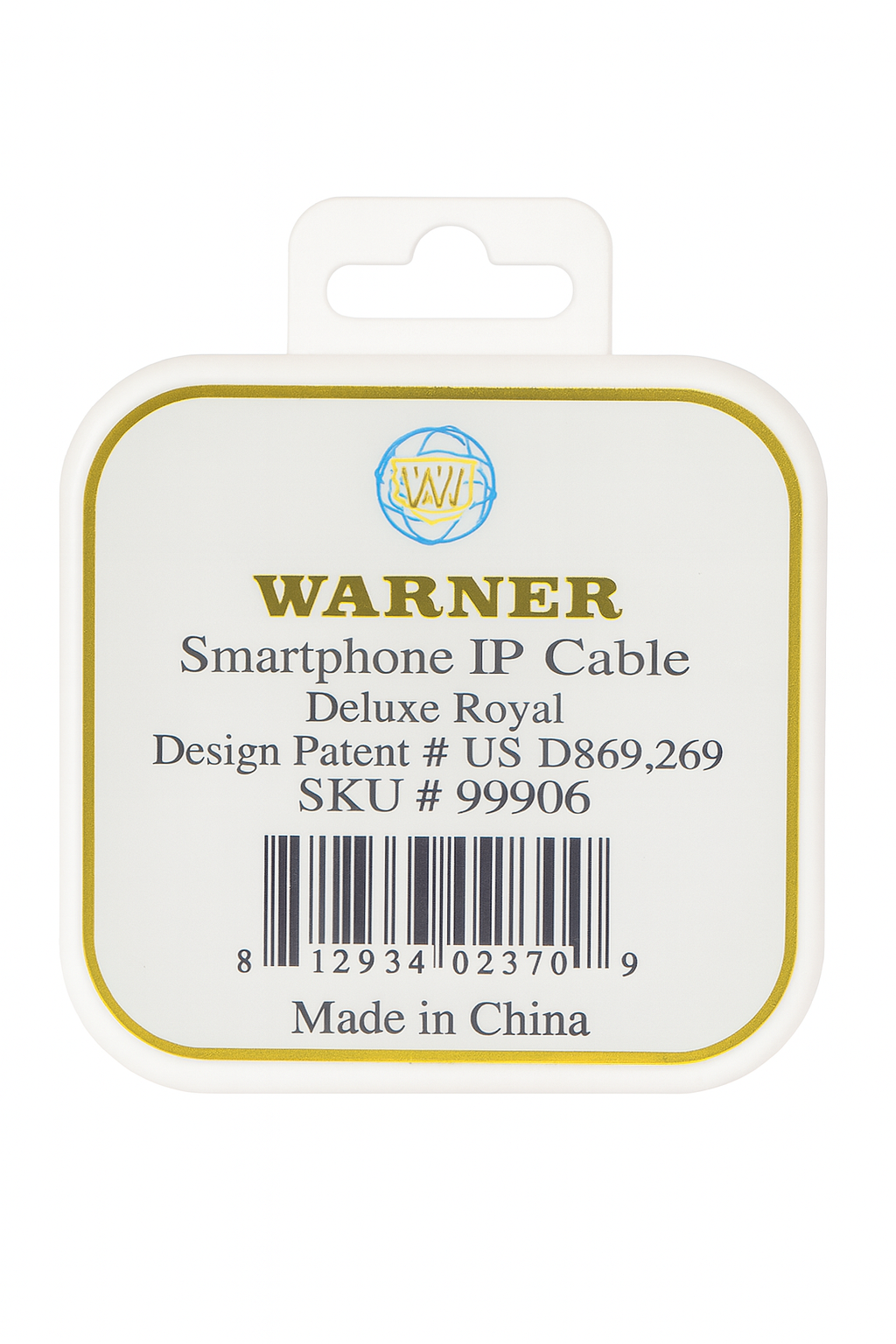 Smart Phone Royal IP Charging Cable 3ft' In Box