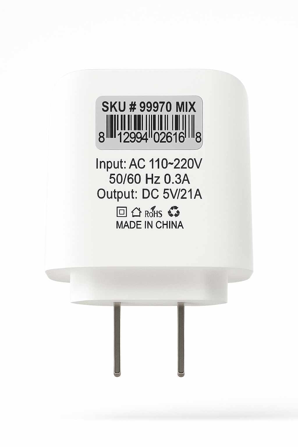 2.1 Dual USB Assorted Home Chargers