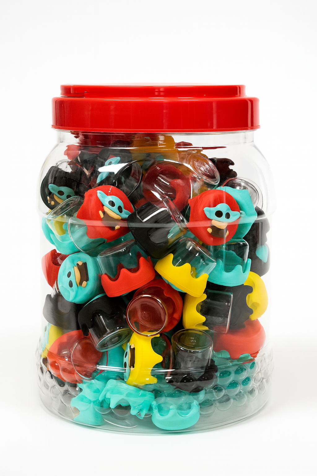 5ml Glass Jar With Silicone baby Yoda cover