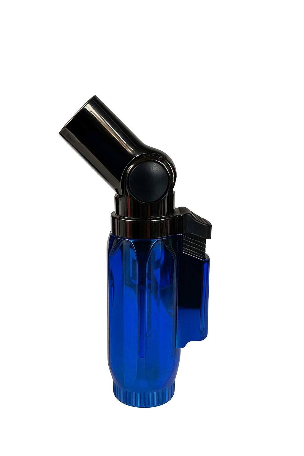  Quadruple Torch Windproof Butane Lighter with Adjustable Flame