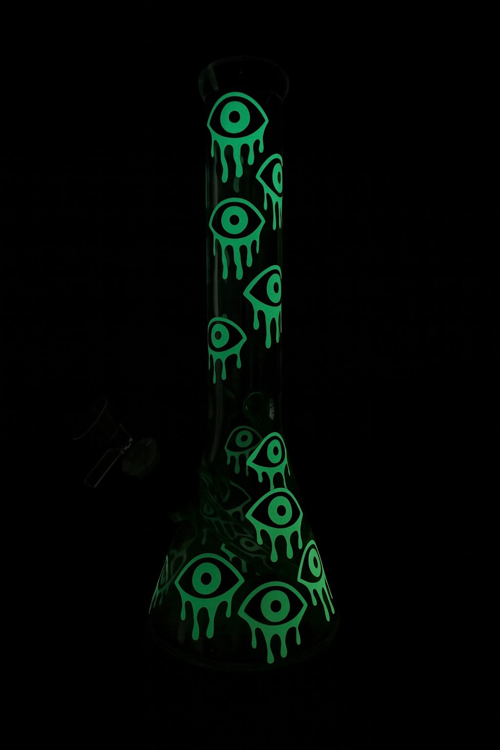 10'' Glow in The Dark Glass Bong