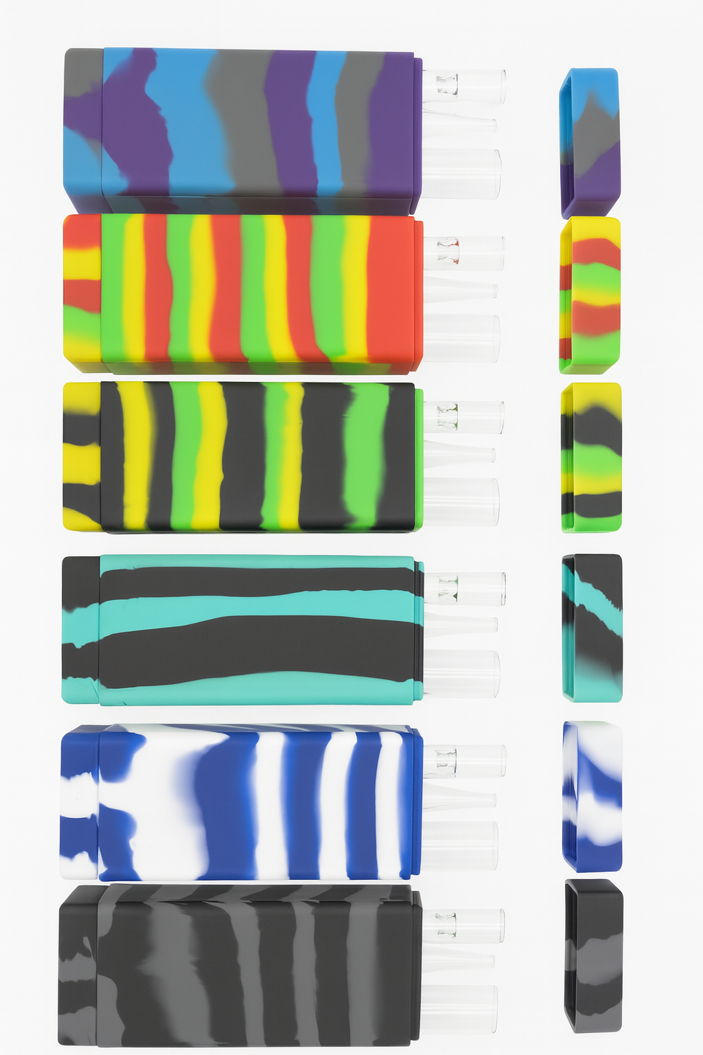 Double Silicone Container W/ Three Tubes & Scoop Kit