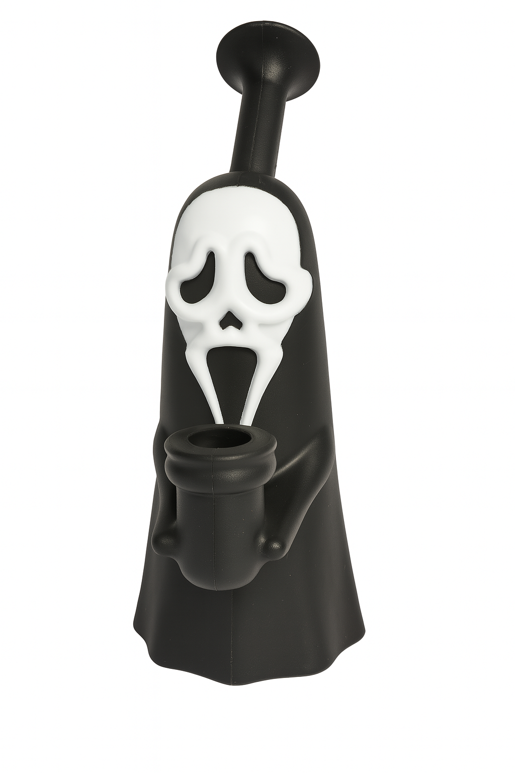 6.3'' Silicone Bong Pipe  Ghost Face Water pipe