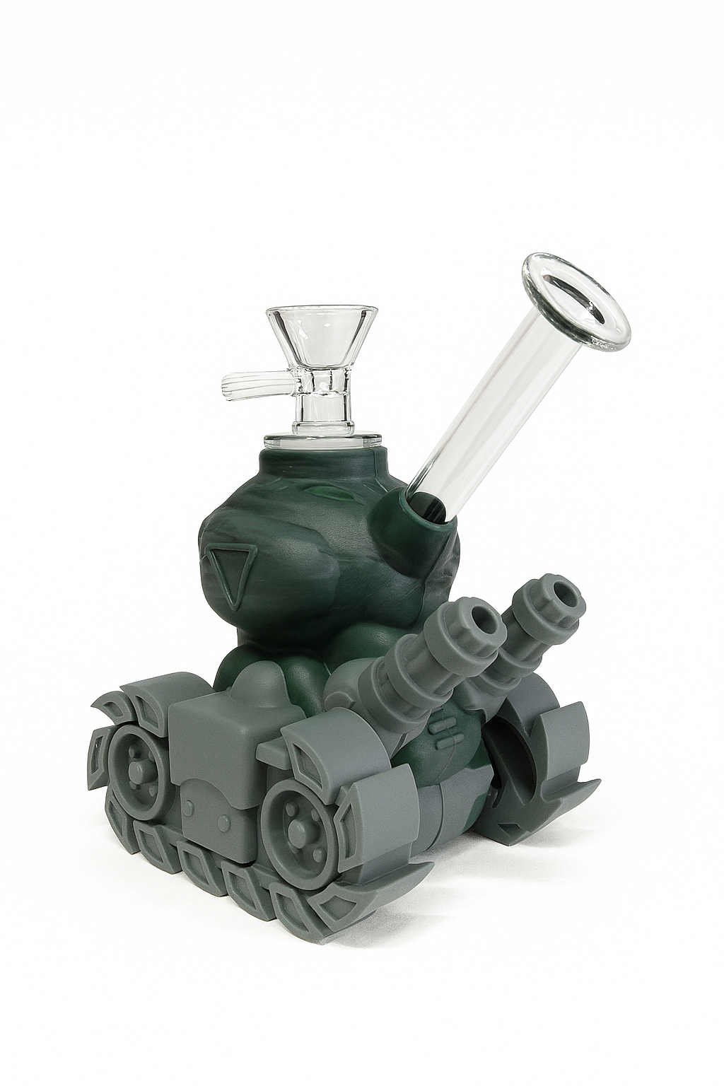 5.3 Inches Chariot Silicone Pipe W/ Glass Bowl