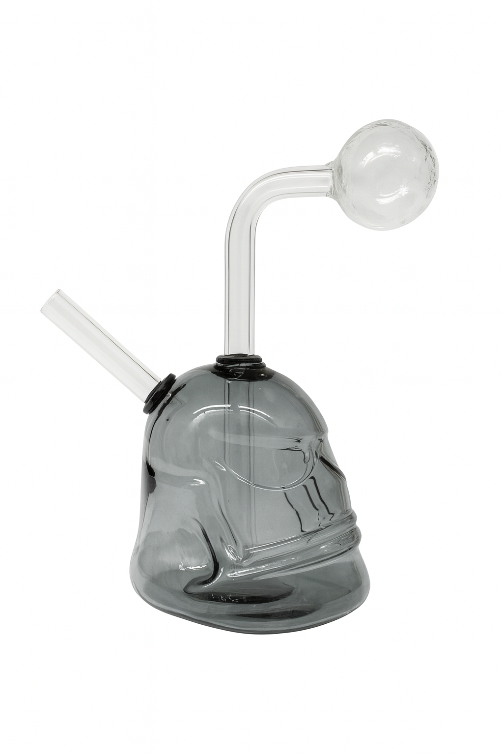 4.5'' Skull Oil Burner Bubbler Water Pipe 