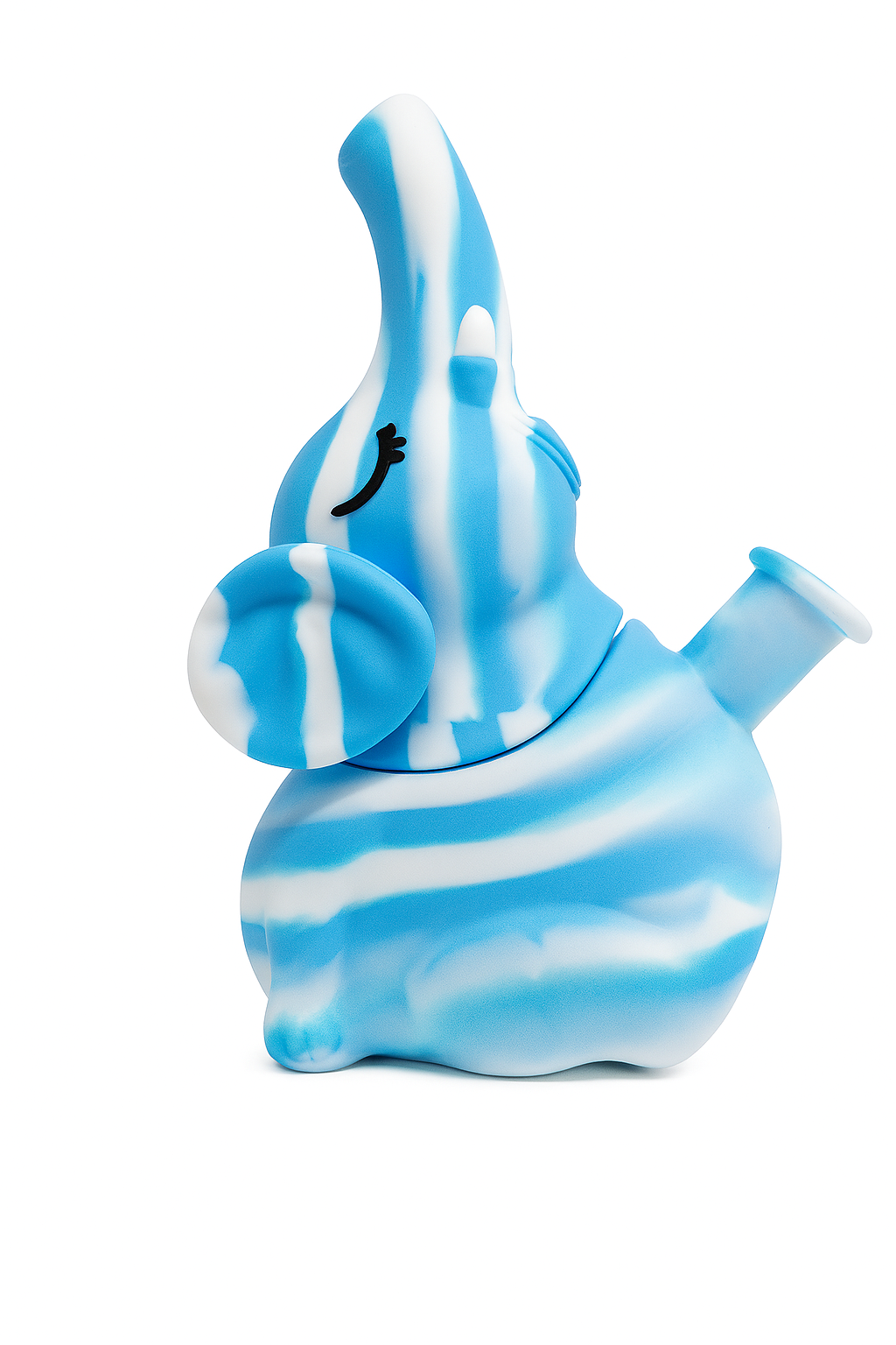 6" Elephant Silicone Water Pipe