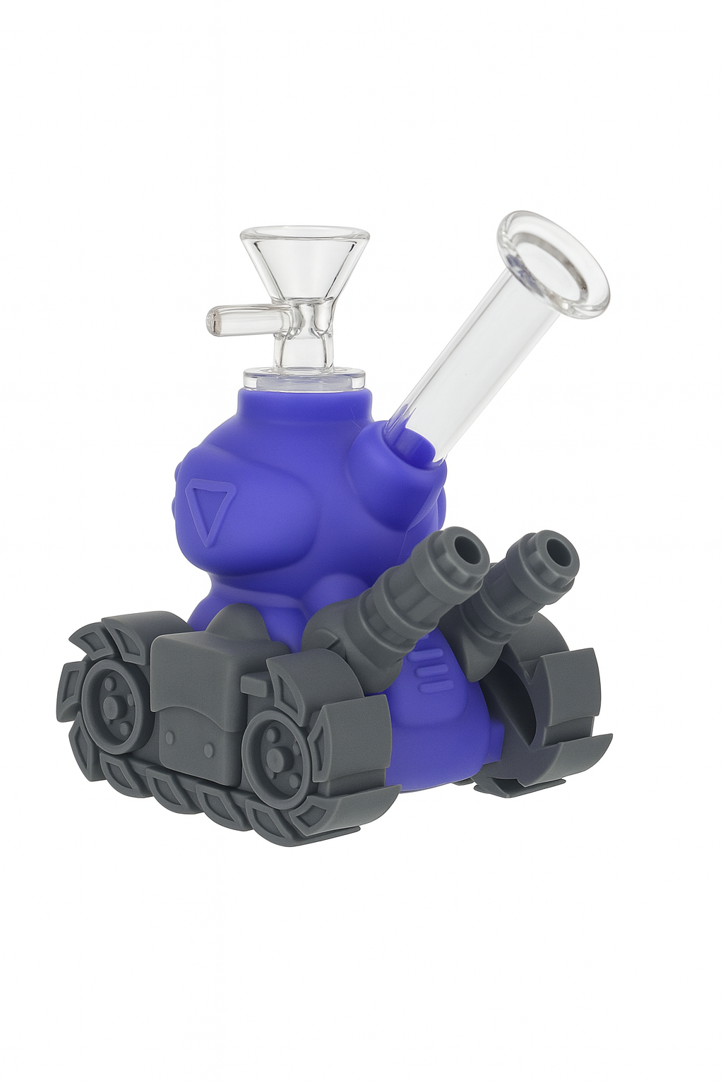 5.3 Inches Chariot Silicone Pipe W/ Glass Bowl