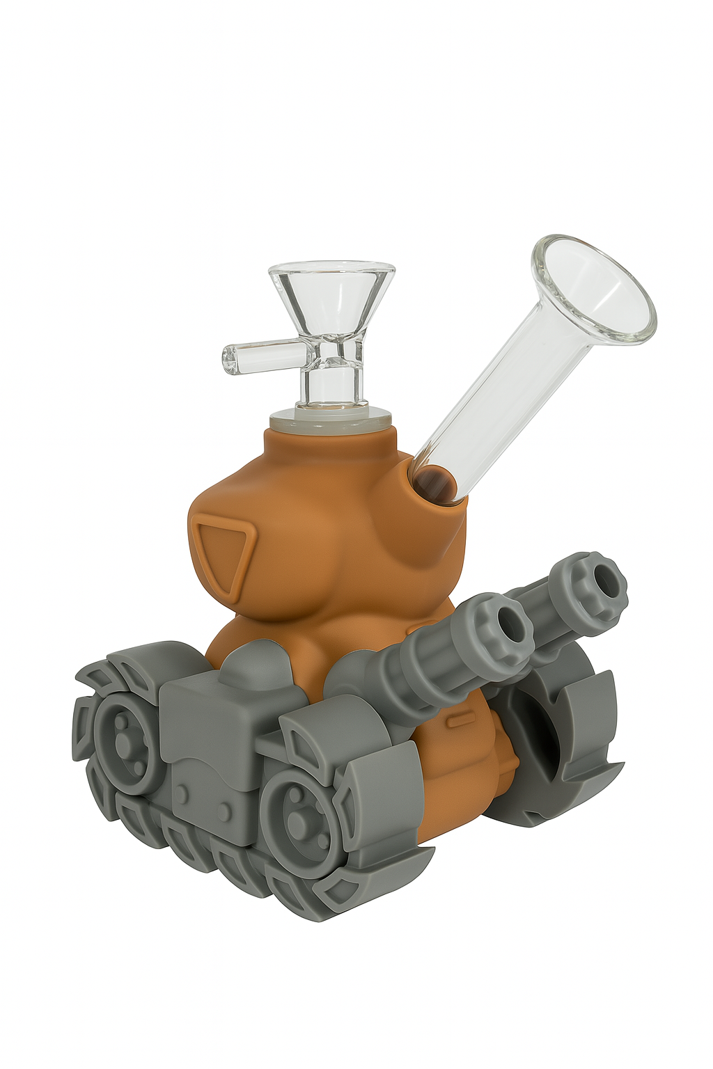 5.3 Inches Chariot Silicone Pipe W/ Glass Bowl