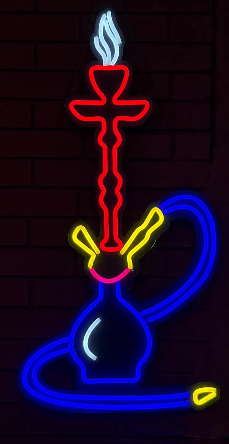 "Hookah LOGO" Led Design 17''x35''