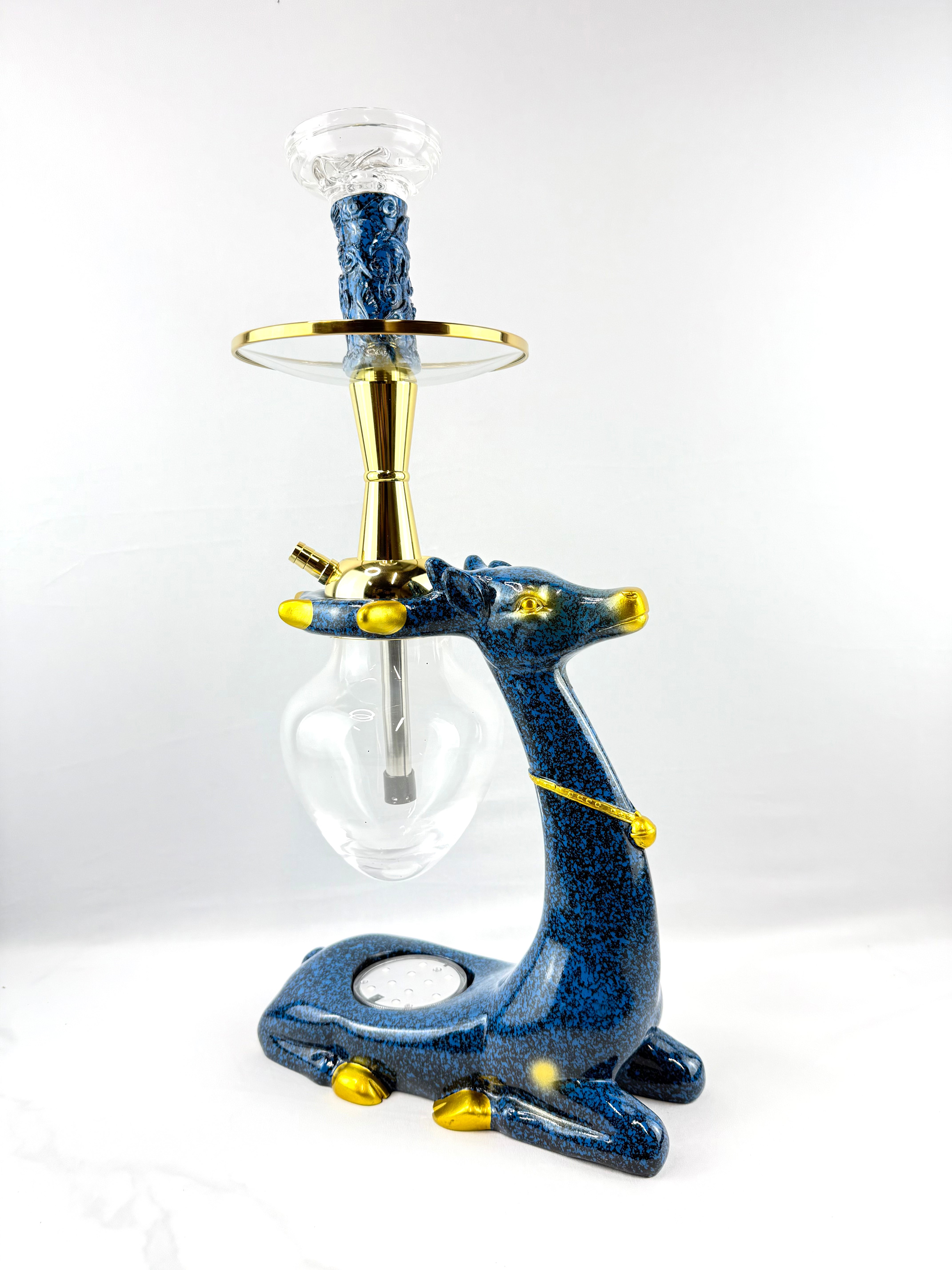 Luxury Rein Deer Premium Shaped Hookah Complete Set with LED Light