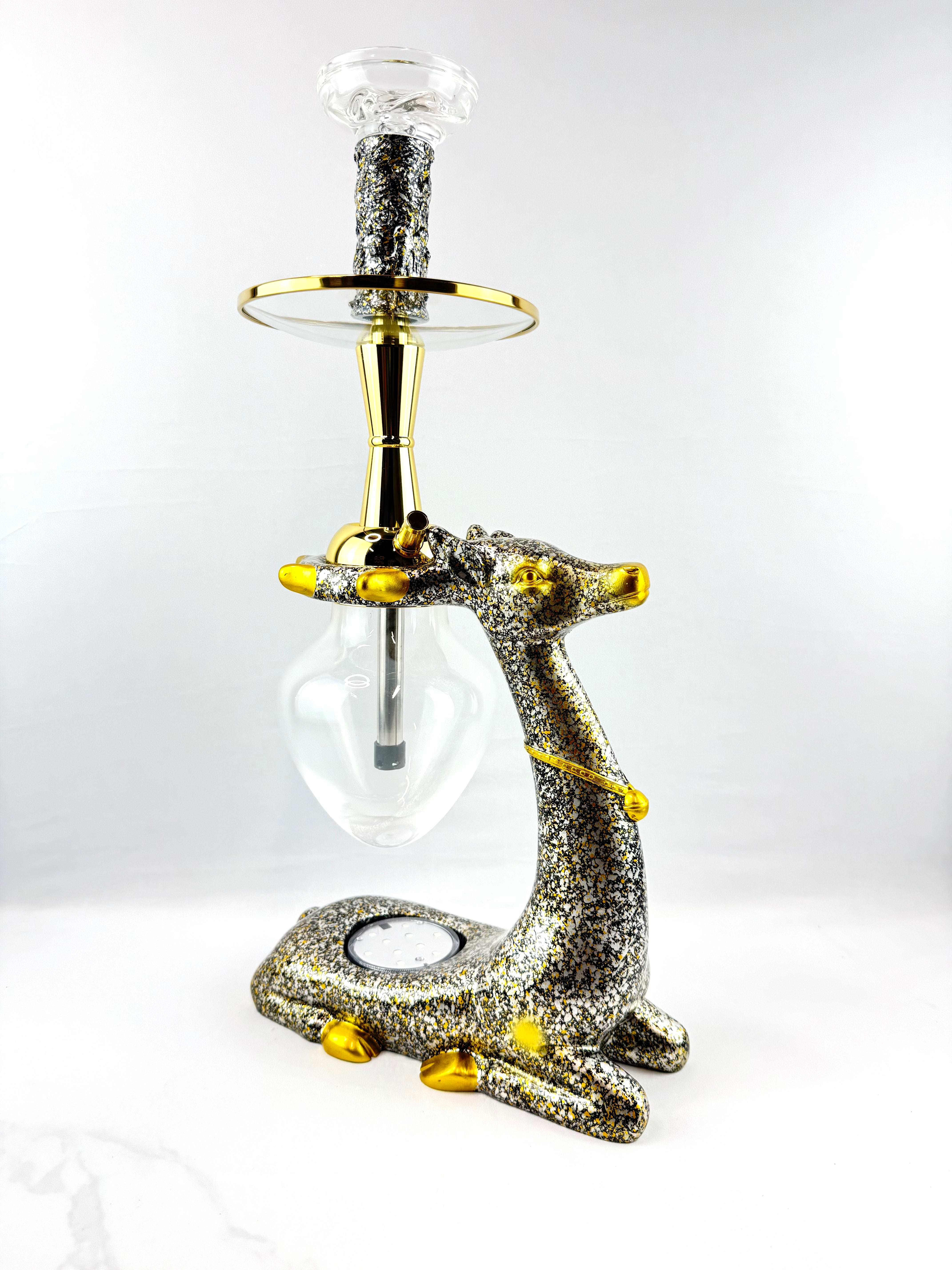 Luxury Rein Deer Premium Shaped Hookah Complete Set with LED Light