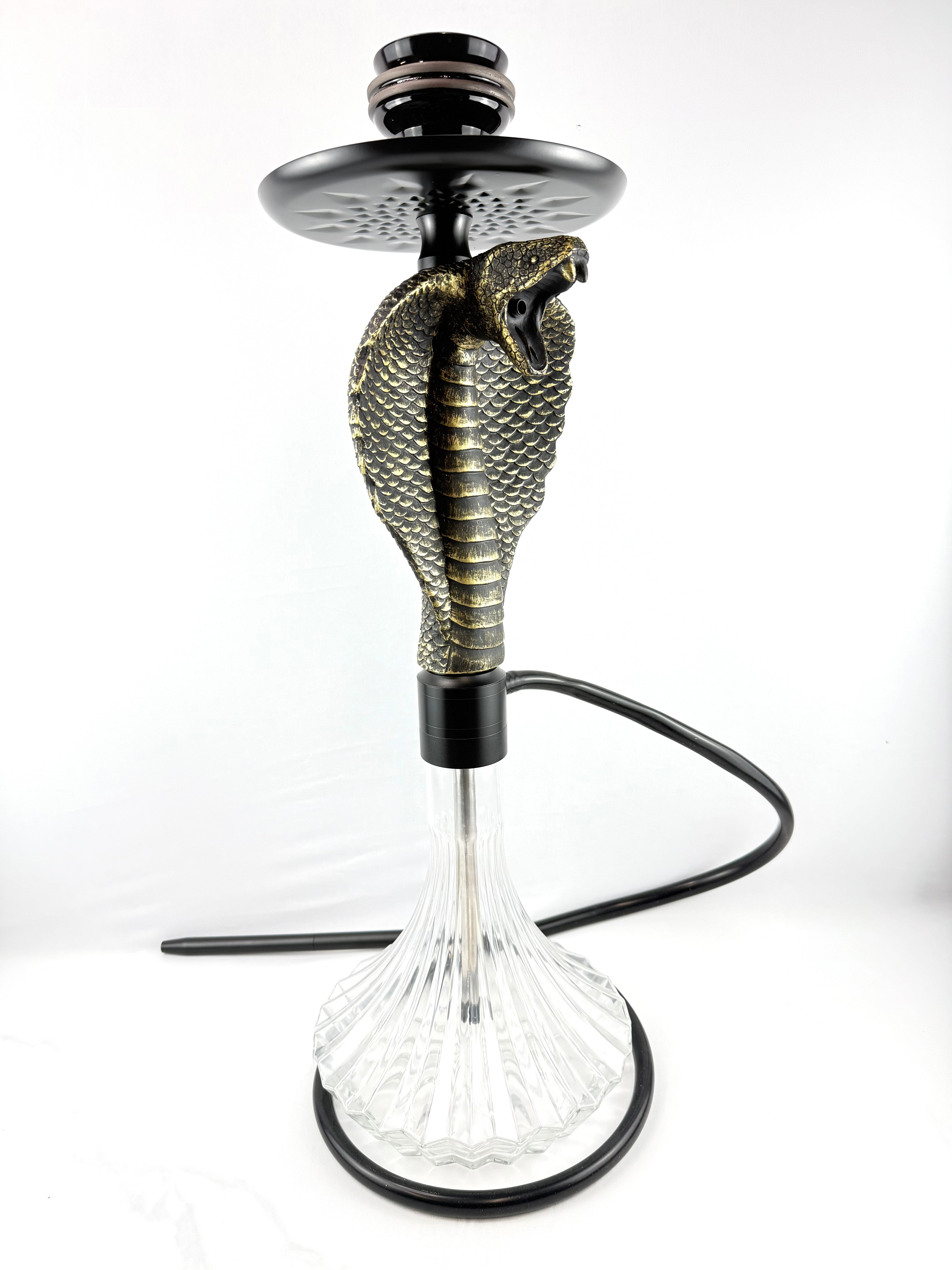 Luxury Arabian Cobra Shaped- Premium Shisha Complete Set with LED Light