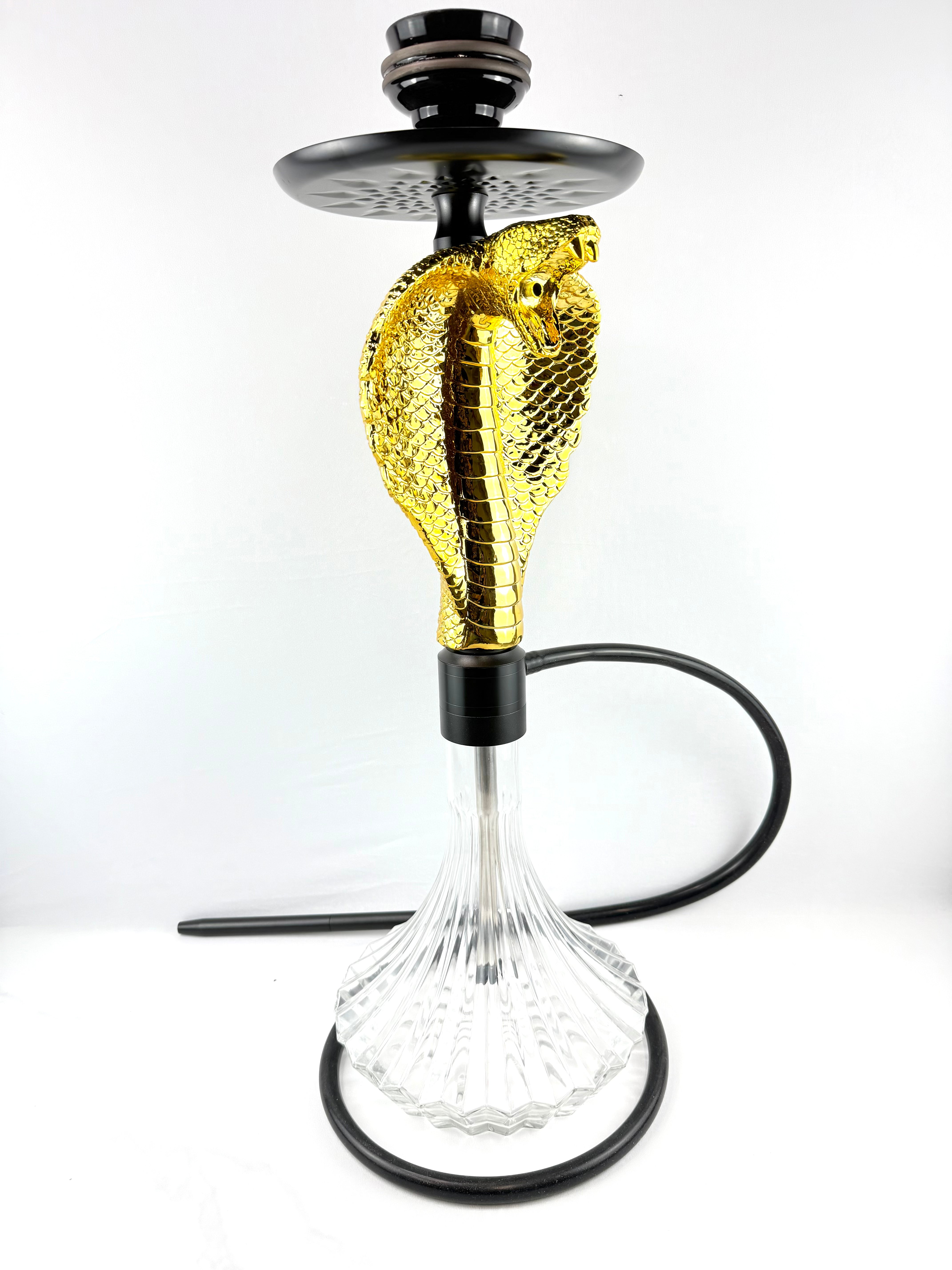 Luxury Arabian Cobra Shaped- Premium Shisha Complete Set with LED Light