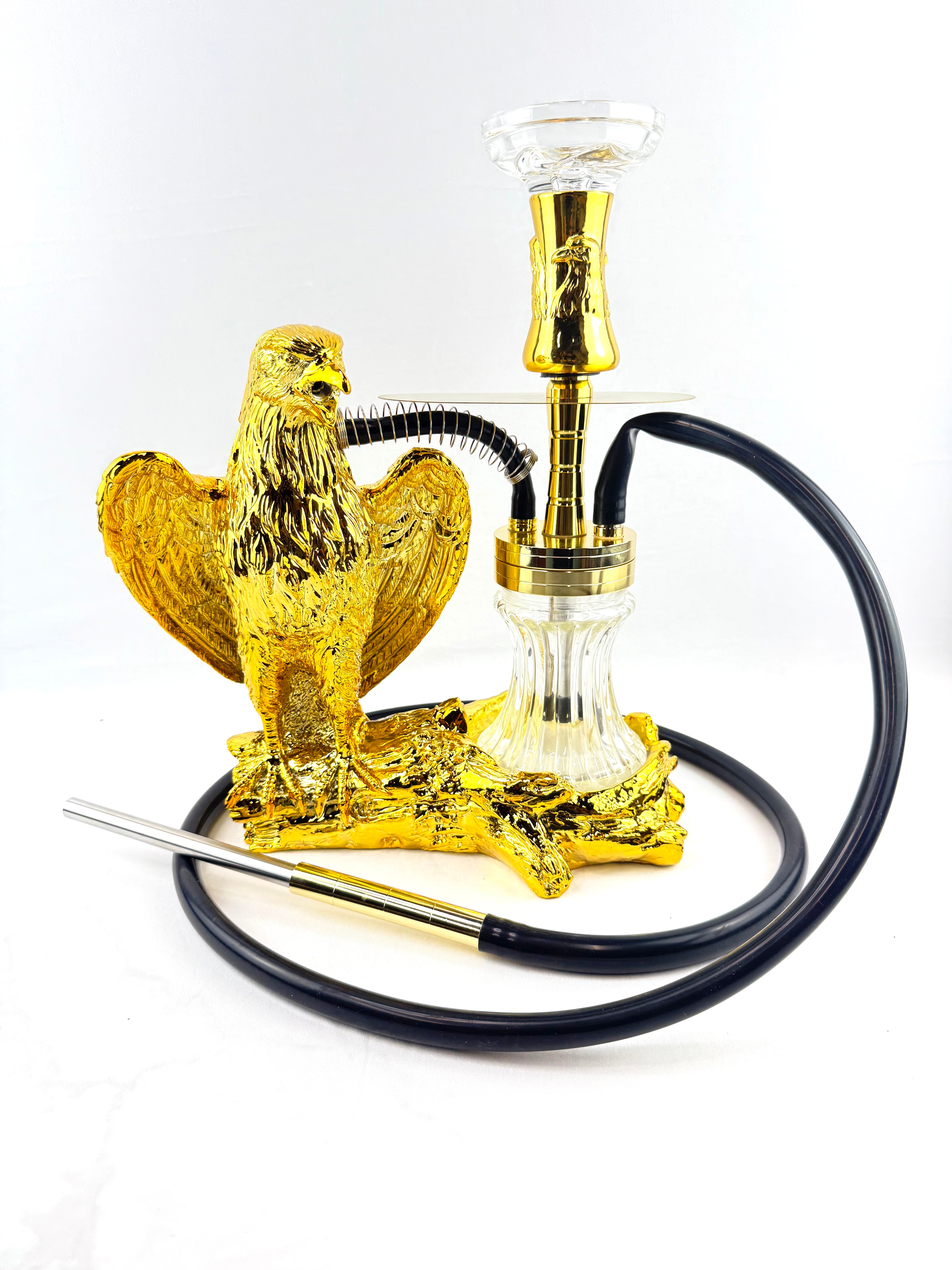 Luxury Eagle Shaped Premium  Hookah, Complete Set with LED Light