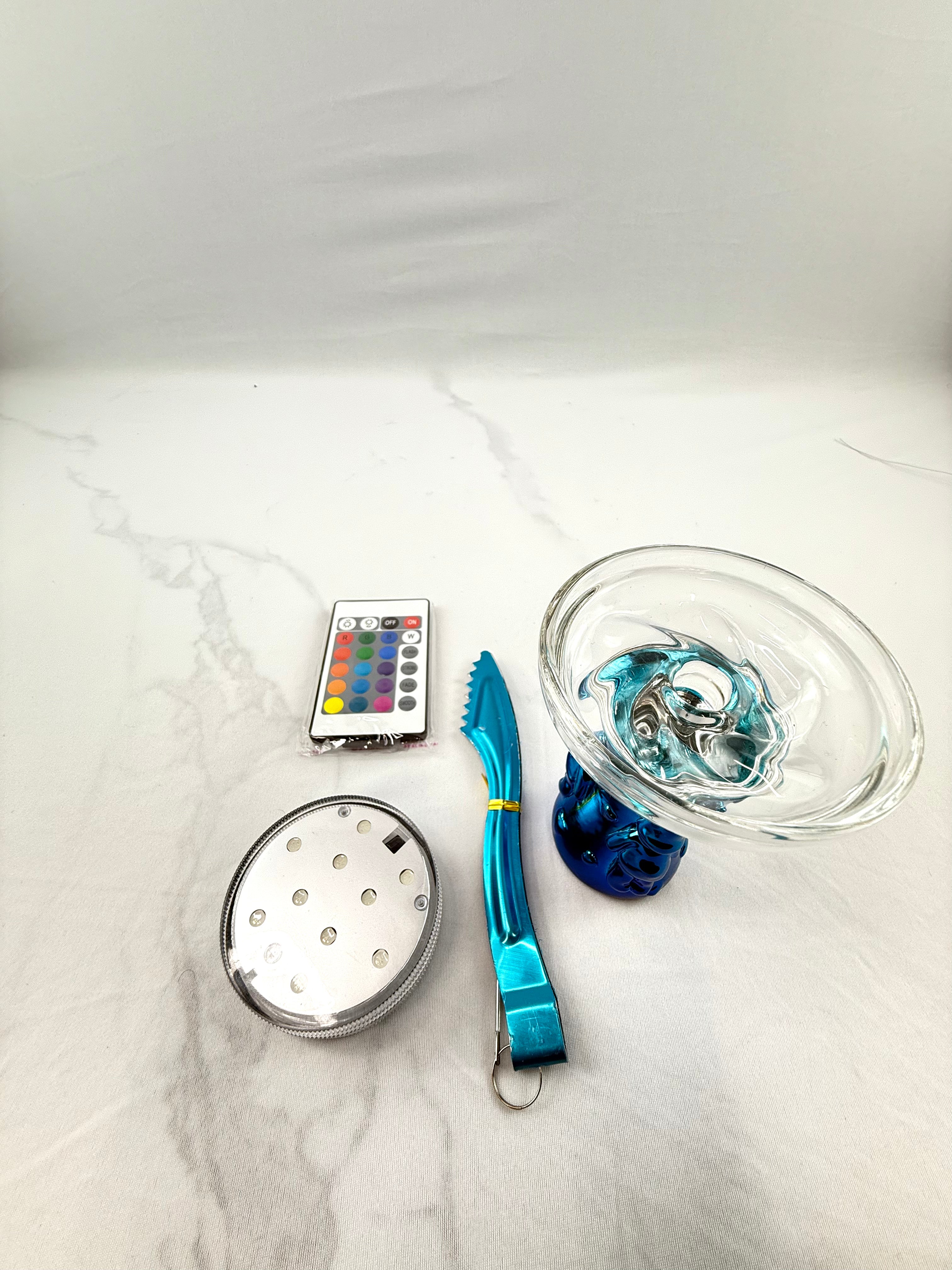 Luxury Care bear shaped- Premium Hookah, Complete Set with LED Light