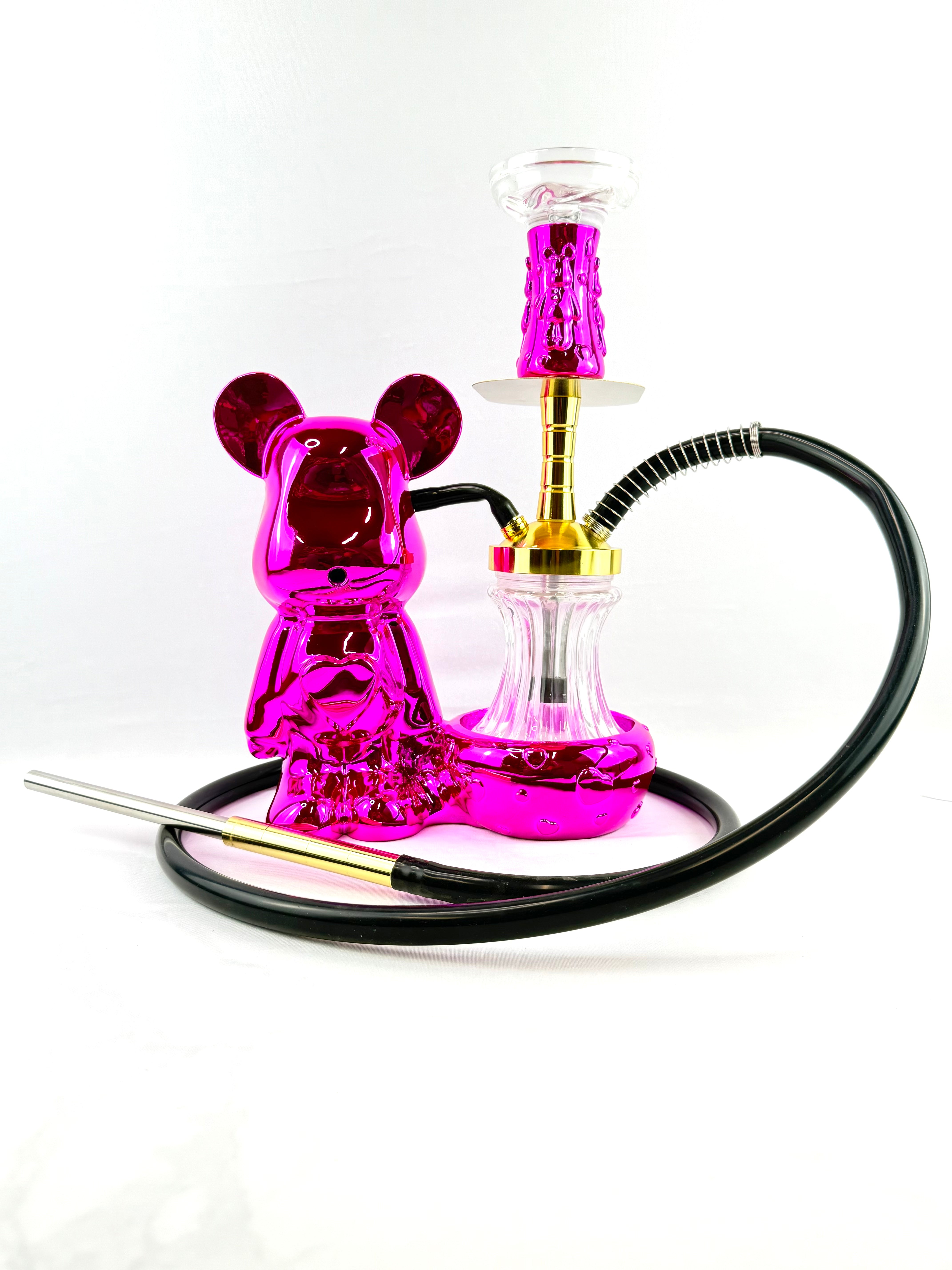 Luxury Care bear shaped- Premium Hookah, Complete Set with LED Light
