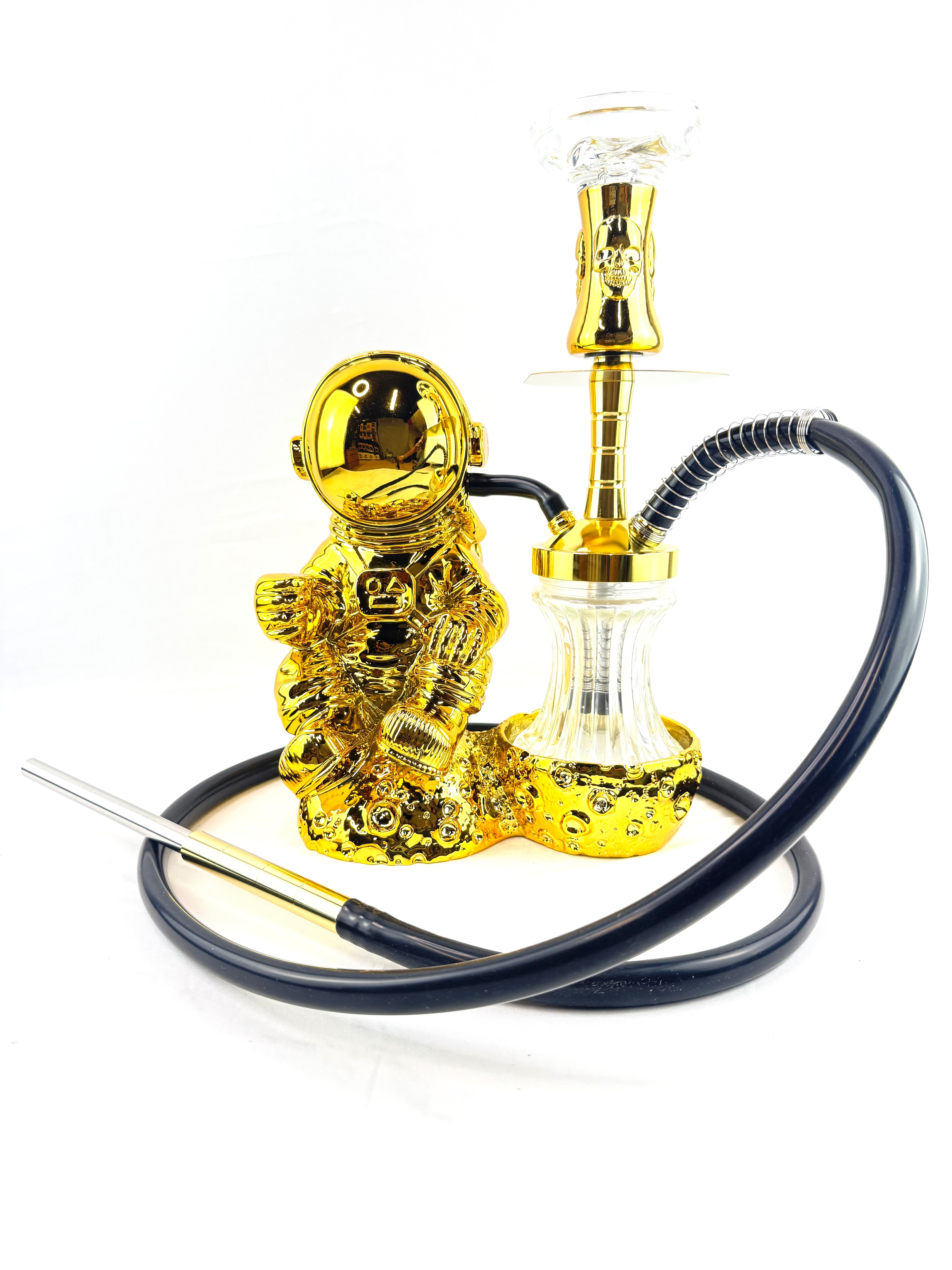 Luxury Astronaut shaped- Premium Hookah, Complete Set with LED Light