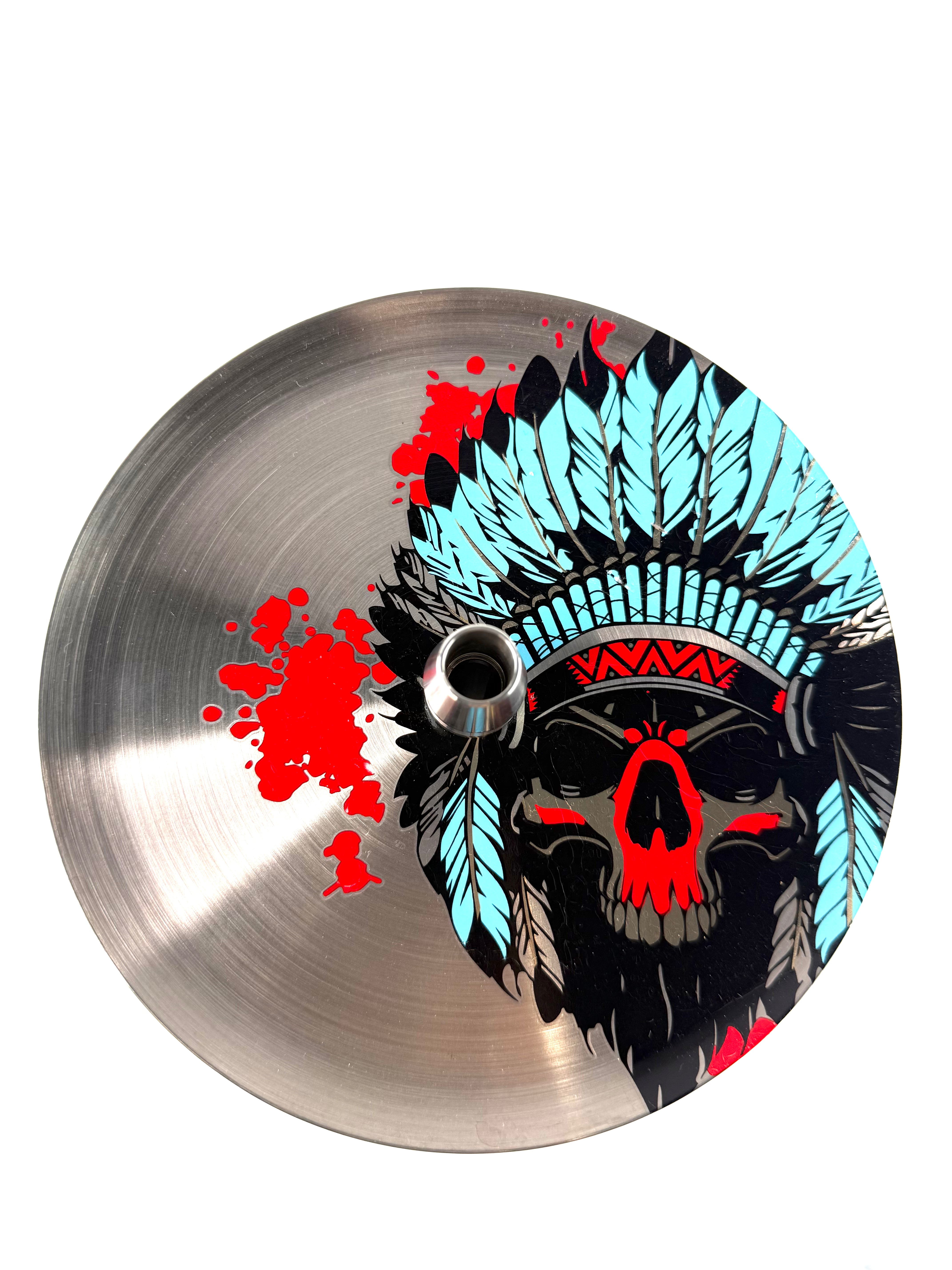 22" Mona Tapered Grooved Base Modern Sleek Body Single Hose Hookah